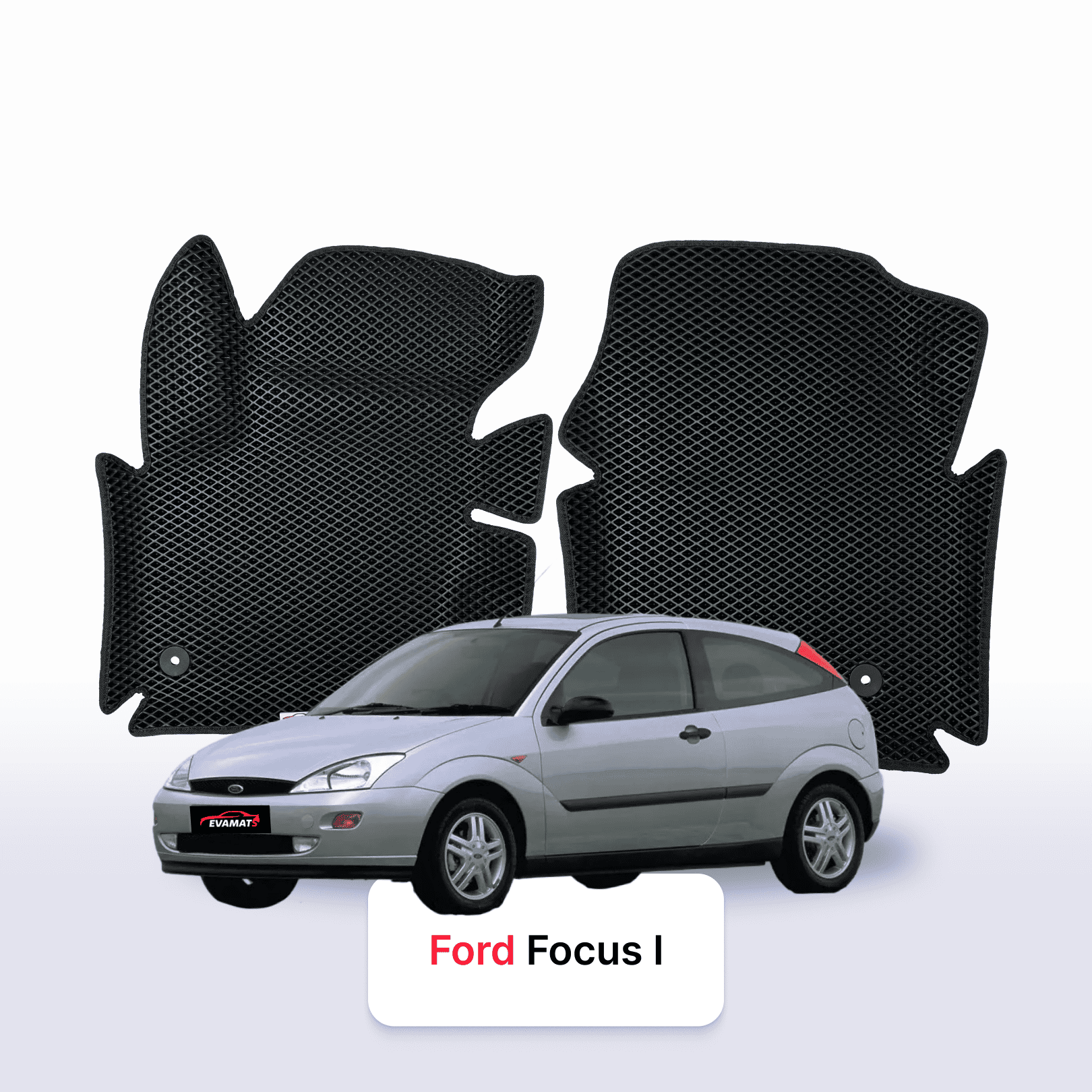 Fußmatten EVAMATS für Ford Focus 1 Gen 1998-2004 Jahr FLIEßHECK 3-Türer Fußmatten EVAMATS für Ford Focus 1 Gen 1998-2004 Jahr FLIEßHECK 3-Türer