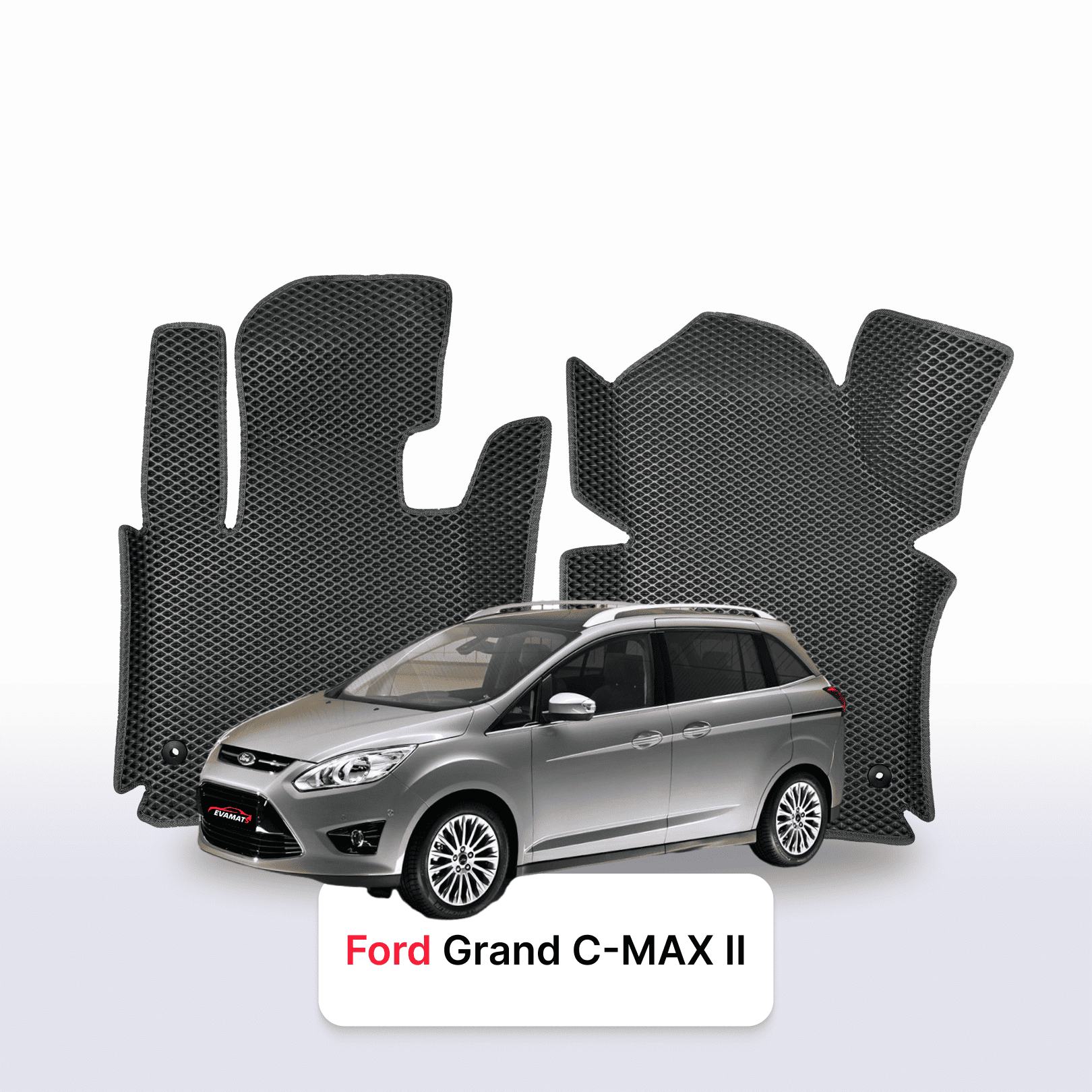 Fußmatten EVAMATS für Ford Grand C-MAX 2 Gen 2010-2019 Jahr MINIVAN Fußmatten EVAMATS für Ford Grand C-MAX 2 Gen 2010-2019 Jahr MINIVAN