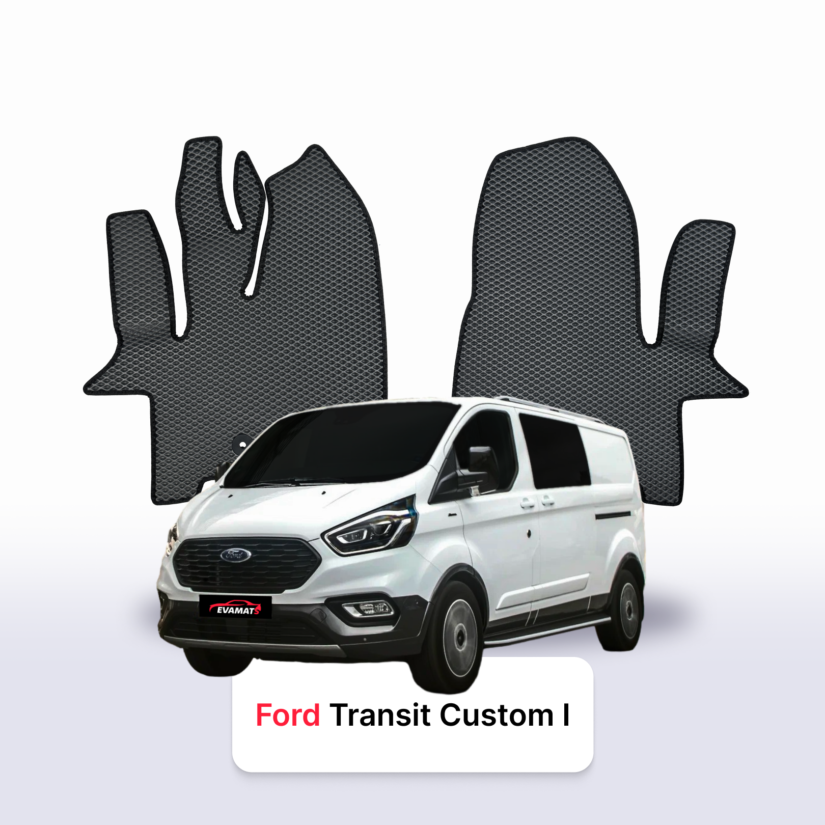 Fußmatten EVAMATS für Ford Transit Custom 1. Generation 2012-2023 Jahr MINIVAN Fußmatten EVAMATS für Ford Transit Custom 1. Generation 2012-2023 Jahr MINIVAN