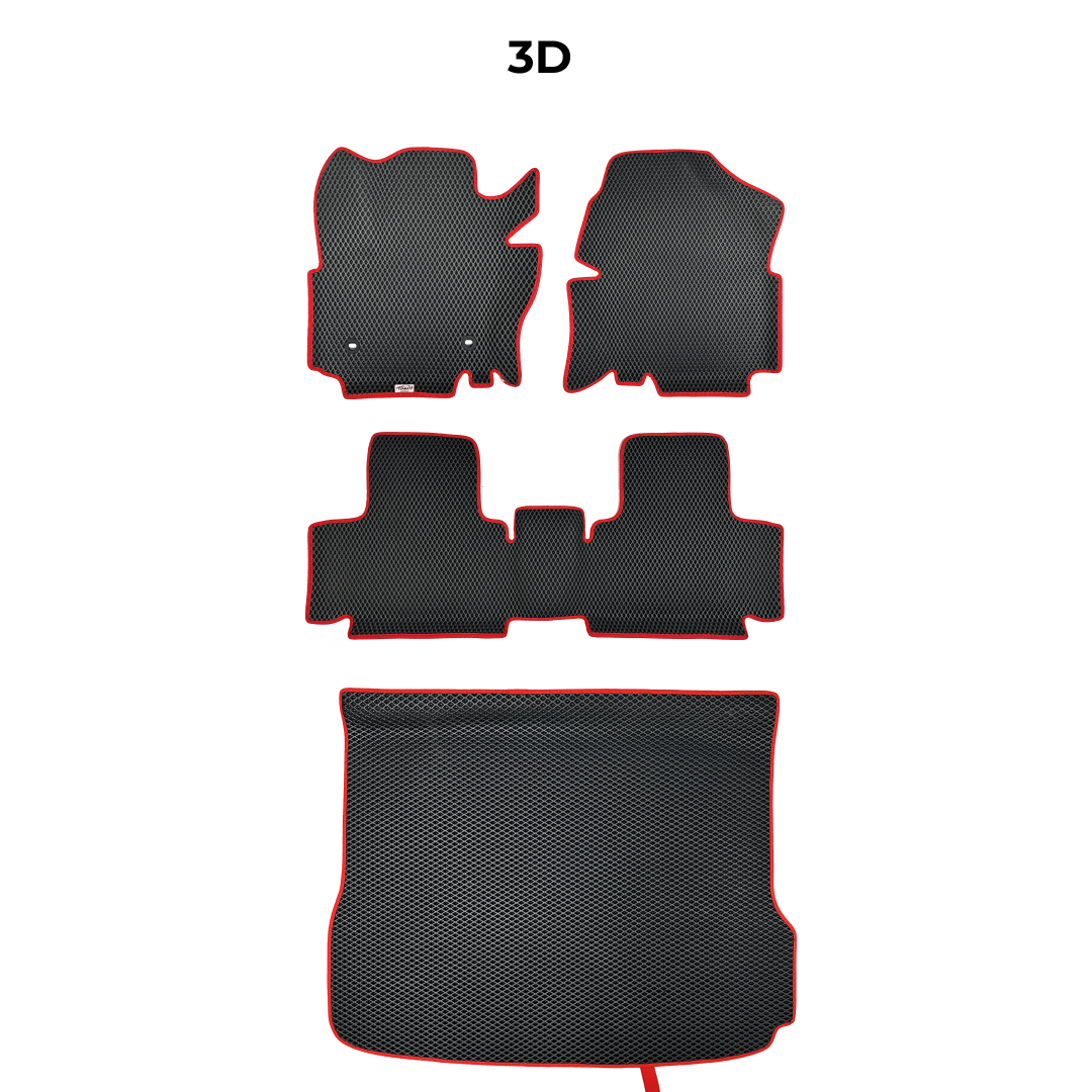 Car mats EVAMATS for Ford Galaxy 3 gen 2015-2023 year MINIVAN 5 seater.