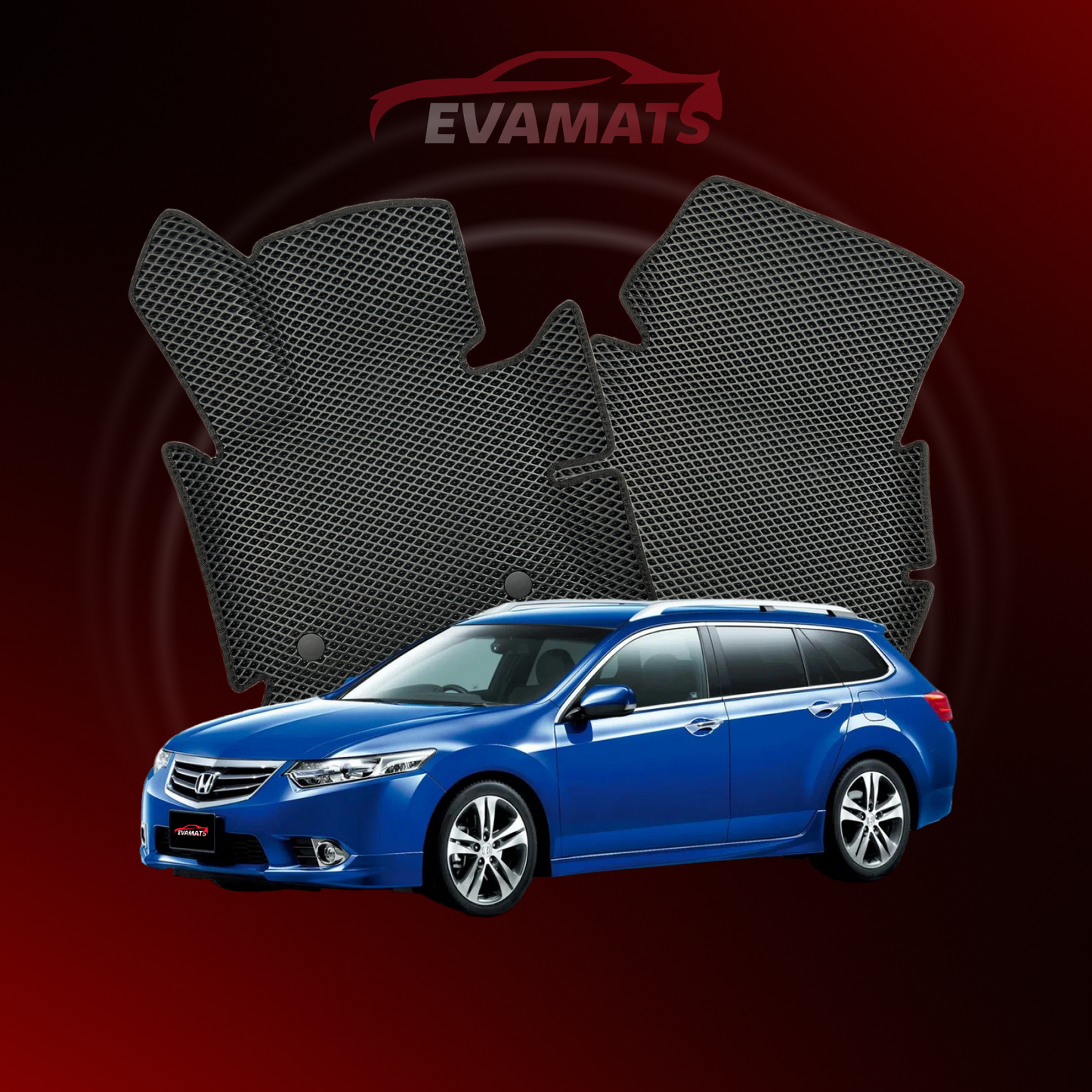 Fußmatten EVAMATS für Honda Accord 8 Gen 2007-2015 Jahr STATION WAGON