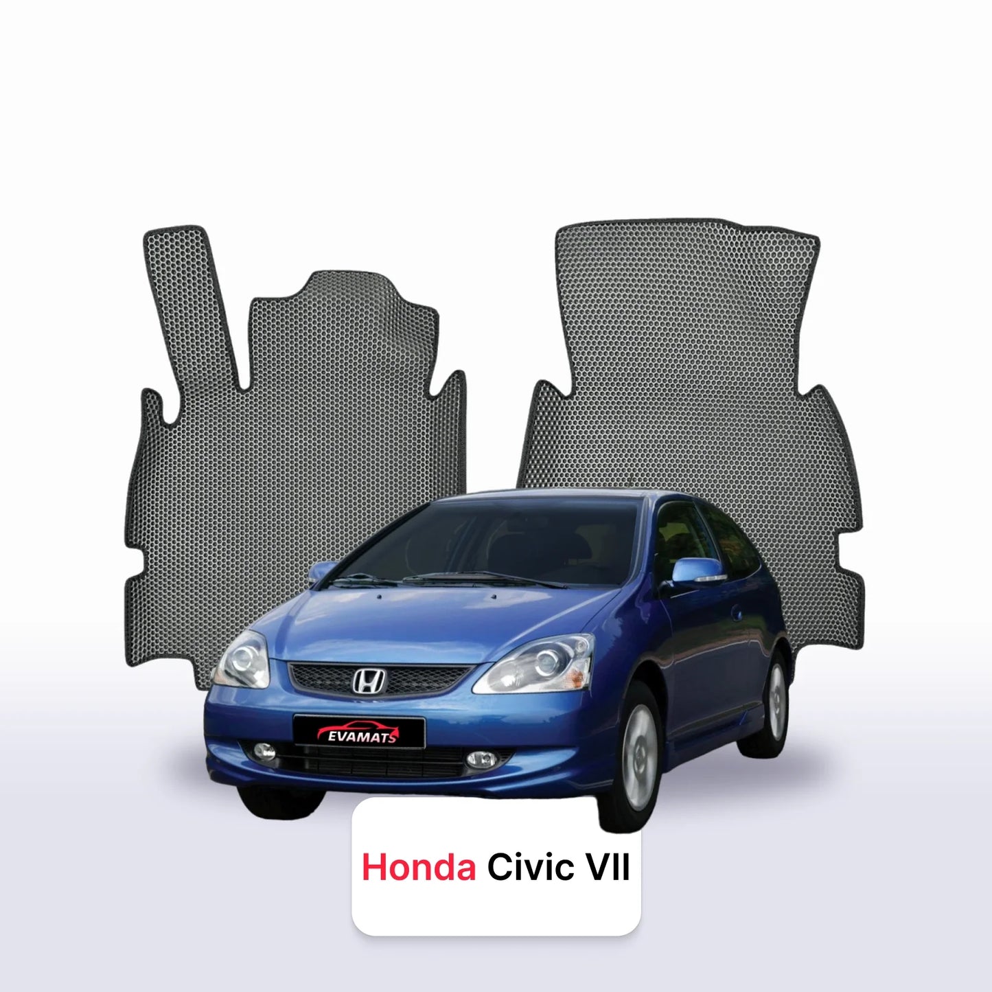 Fußmatten EVAMATS für Honda Civic 7. Generation 2000–2006, Schrägheck, 3-türig