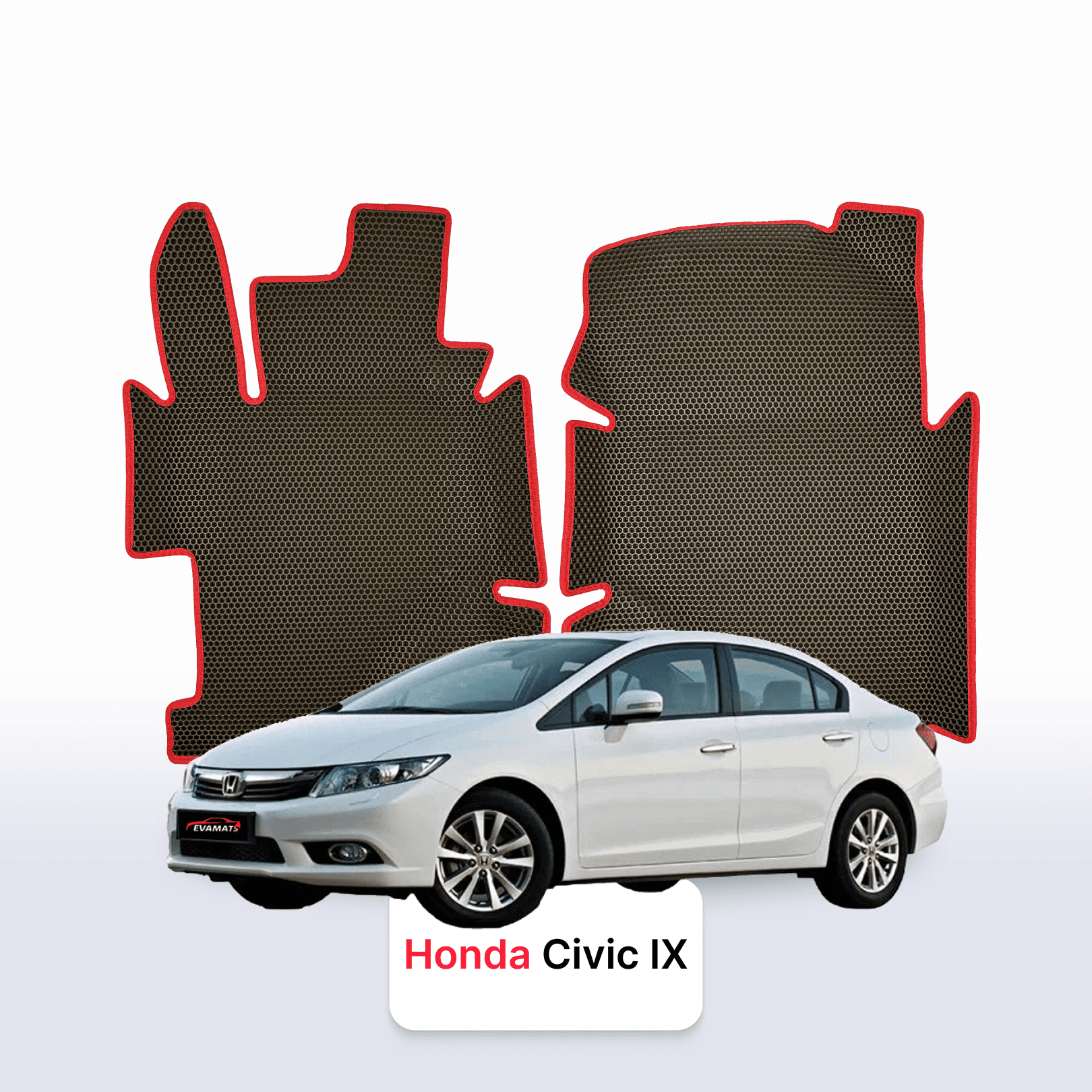 Fußmatten EVAMATS für Honda Civic 9 Gen 2011-2017 Jahr SEDAN Fußmatten EVAMATS für Honda Civic 9 Gen 2011-2017 Jahr SEDAN