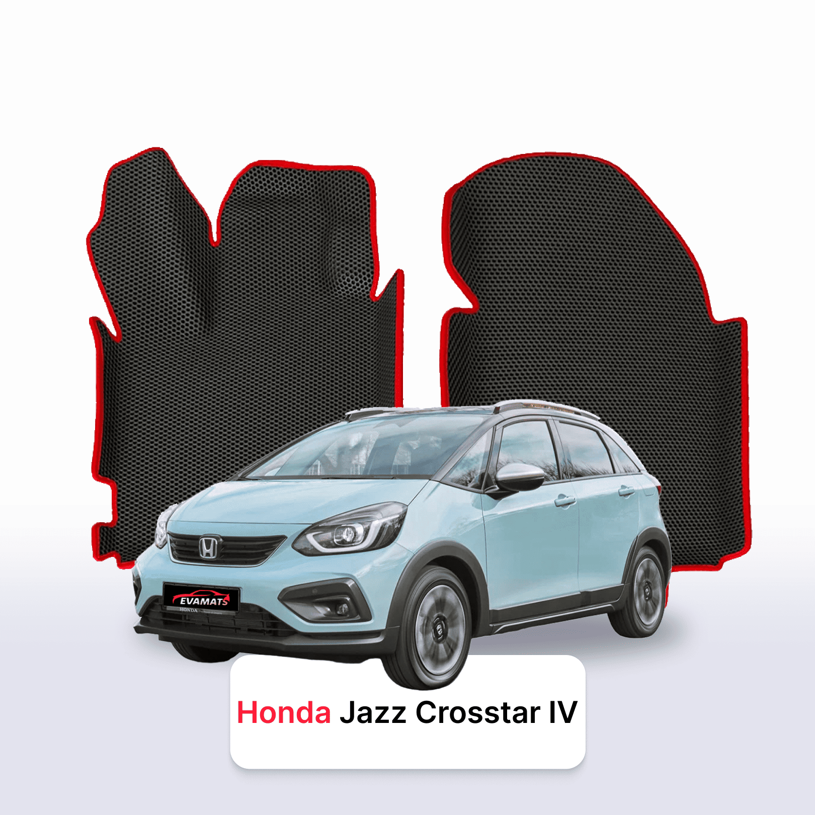 Fußmatten EVAMATS für Honda Jazz Crosstar 4. Generation 2020-2023 Jahr Hybrid FLIEßHECK 5-Türer Fußmatten EVAMATS für Honda Jazz Crosstar 4. Generation 2020-2023 Jahr Hybrid FLIEßHECK 5-Türer