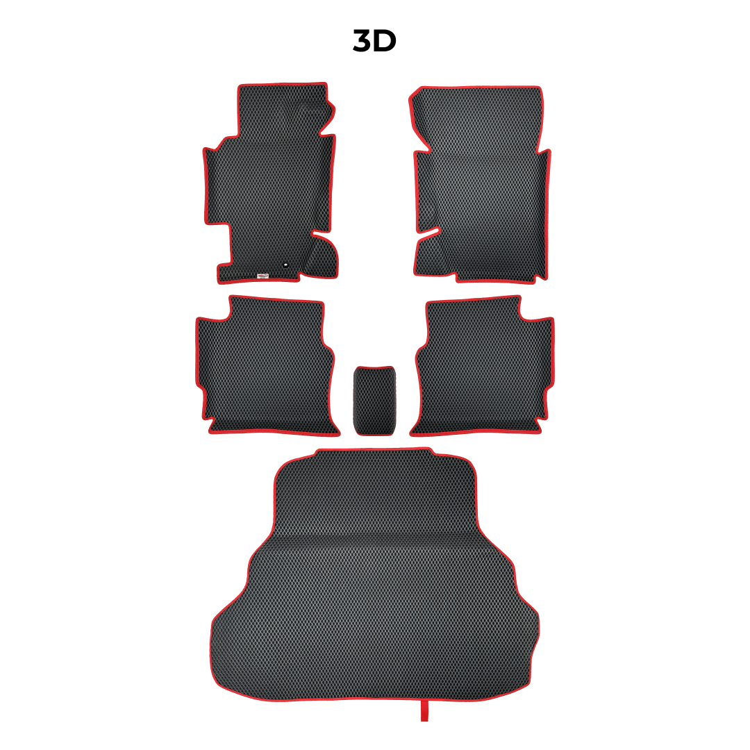 Fußmatten EVAMATS für Honda Accord 5 Gen 1993-1998 Jahr COUPE