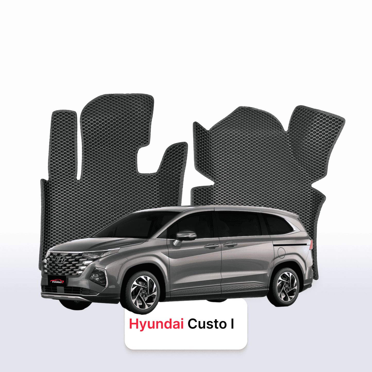 Fußmatten EVAMATS für Hyundai Custo 1. Generation 2021-2025 Jahr MINIVAN
