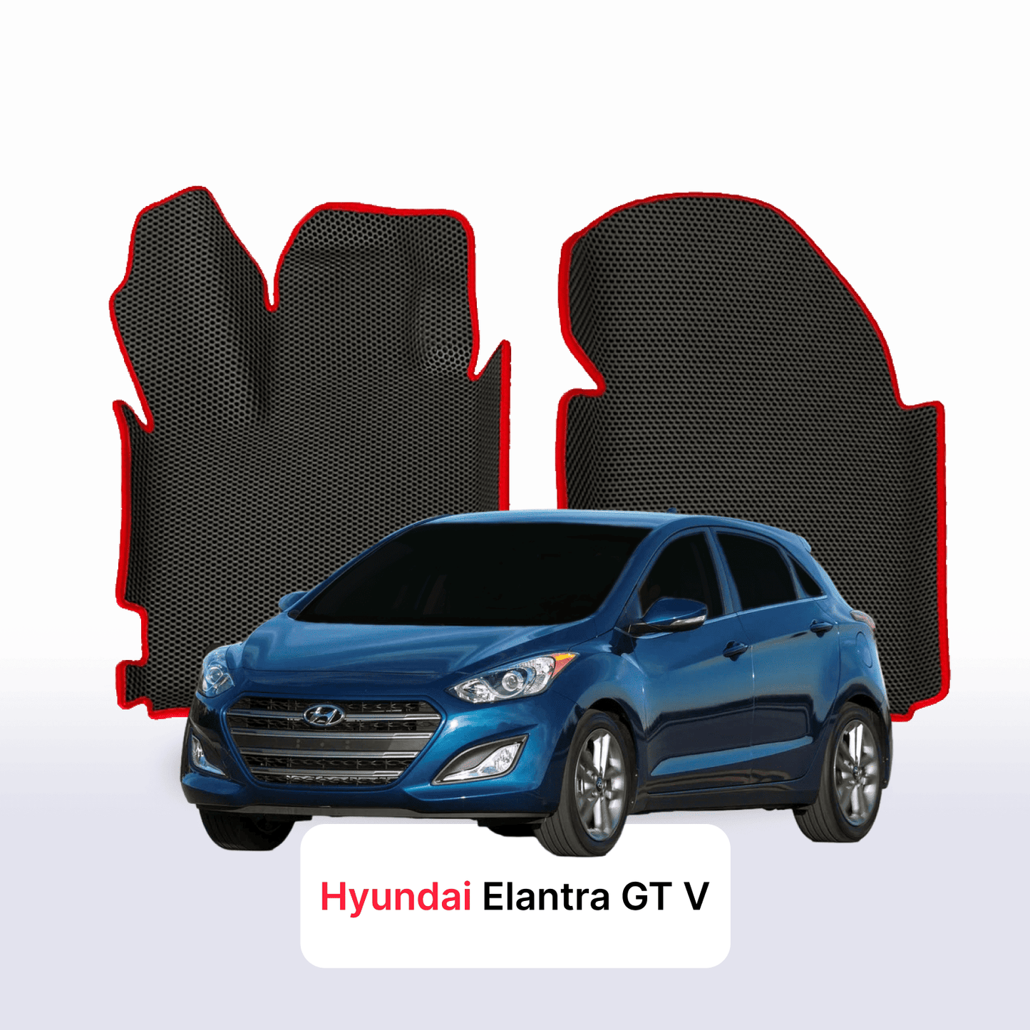 Fußmatten EVAMATS für Hyundai Elantra GT(MD) 5. Generation 2013-2016 Jahr FLIEßHECK 5-Türer