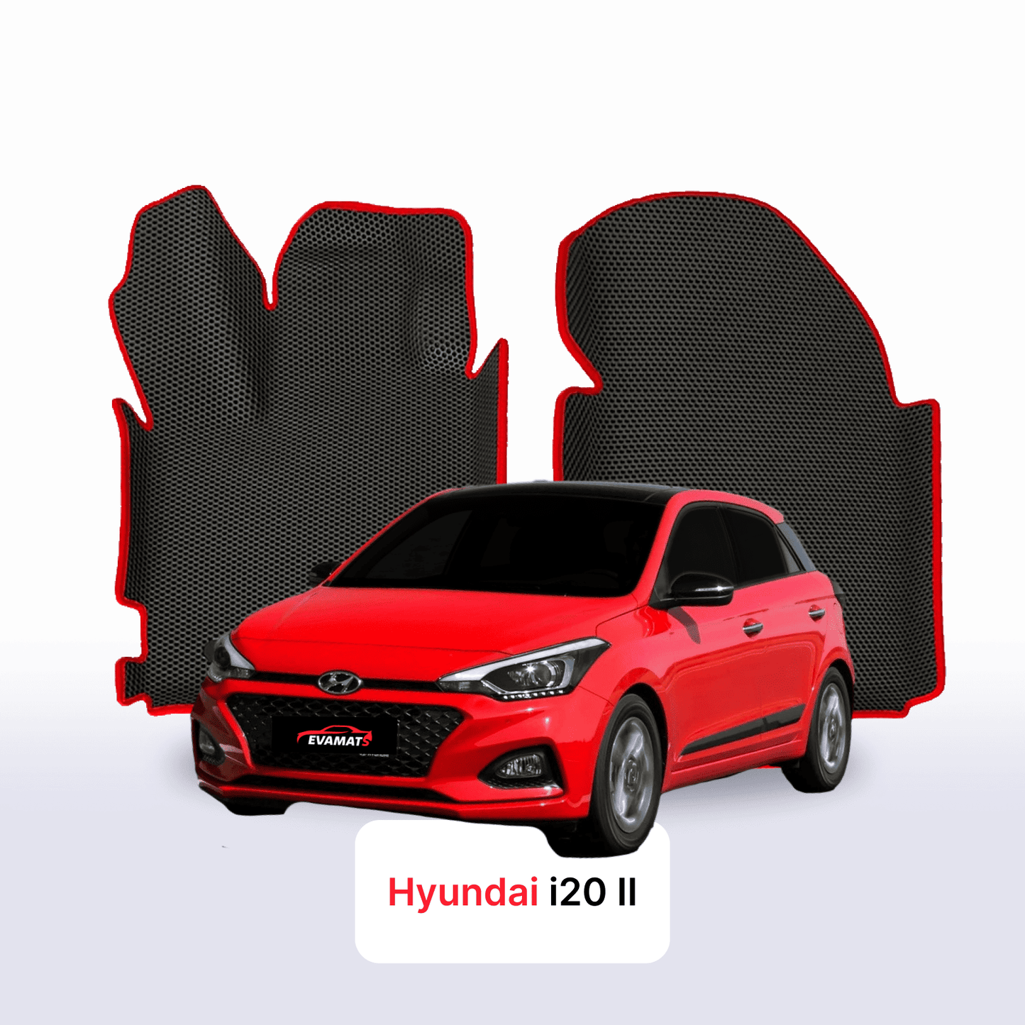 Fußmatten EVAMATS für Hyundai I20(IB) 2. Generation 2014-2020 Jahr FLIEßHECK 5-Türer