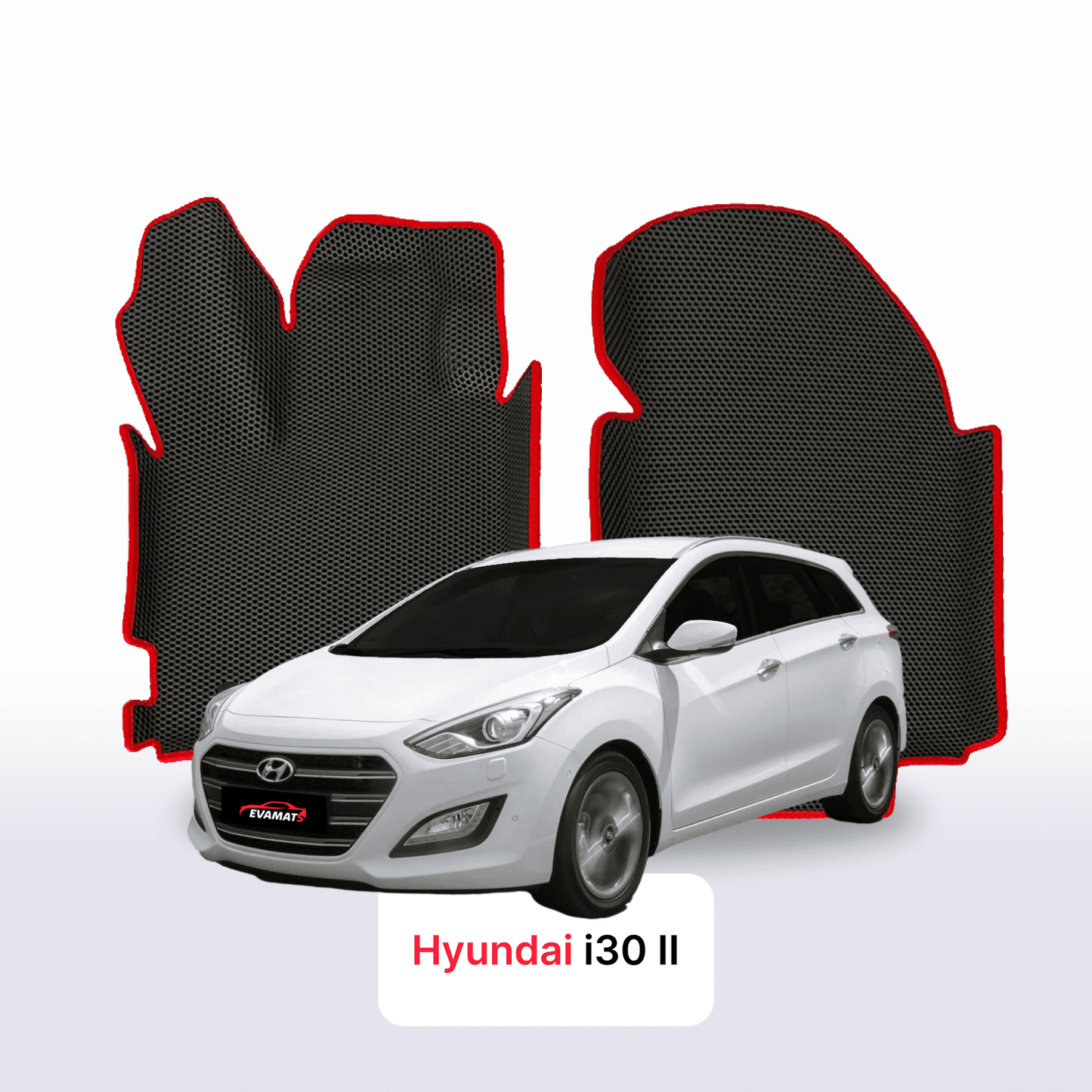 Fußmatten EVAMATS für Hyundai I30 2. Generation 2011-2017 Jahr Kombi