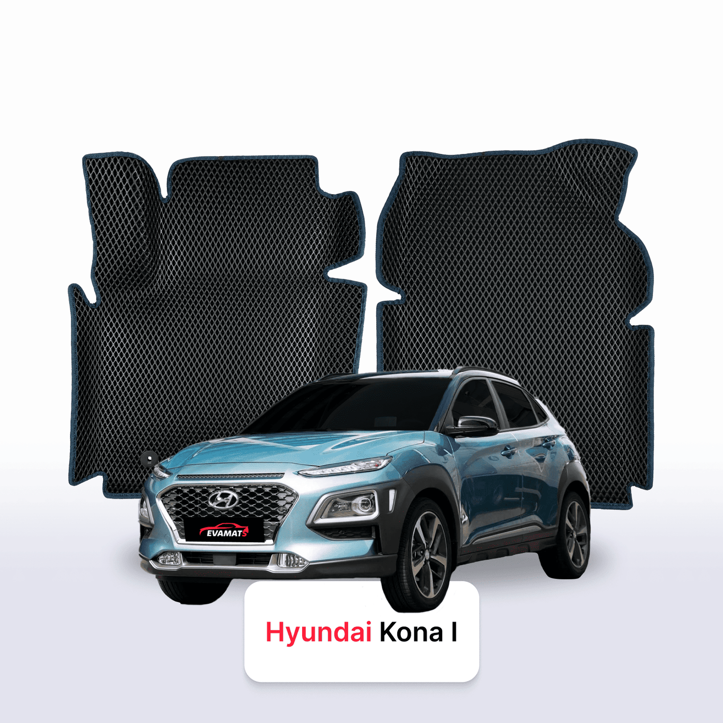 Fußmatten EVAMATS für Hyundai Kona 1 Gen 2017-2023 Jahr SUV