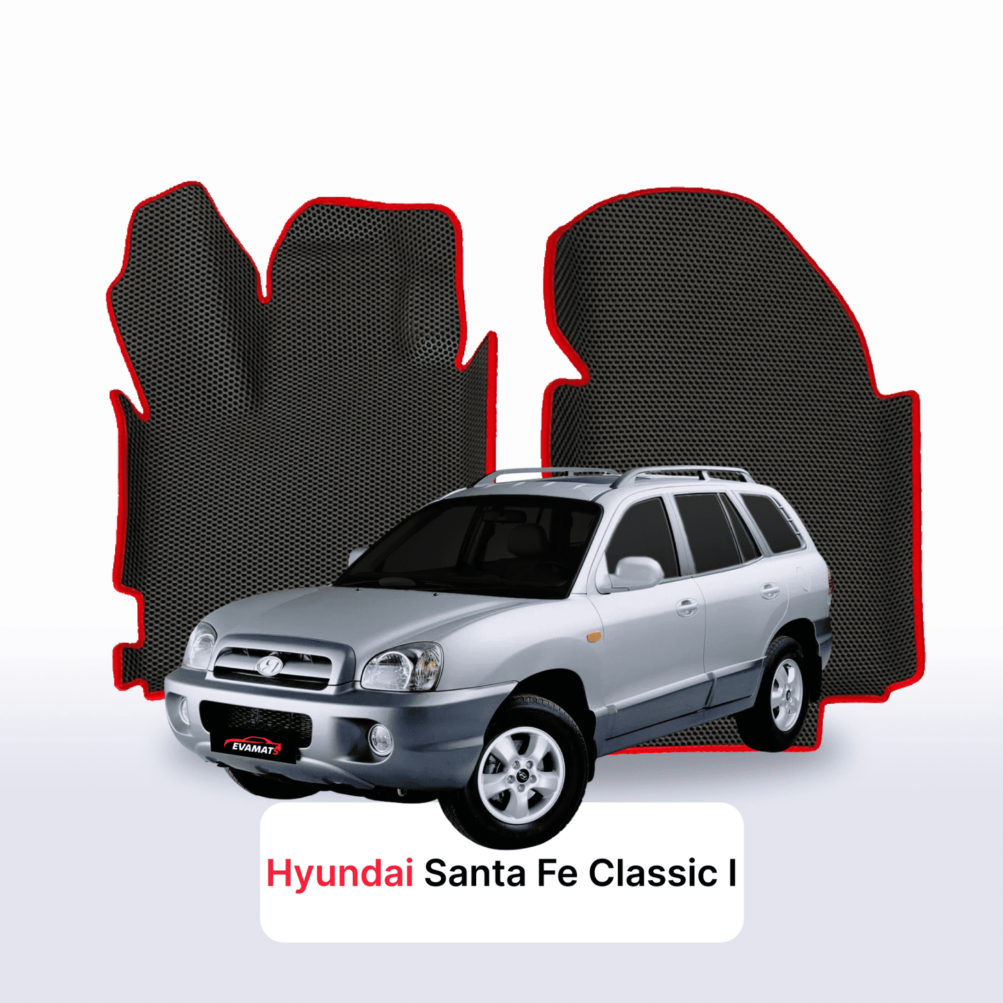 Fußmatten EVAMATS für Hyundai Santa Fe Classic 2007-2013 Jahr SUV