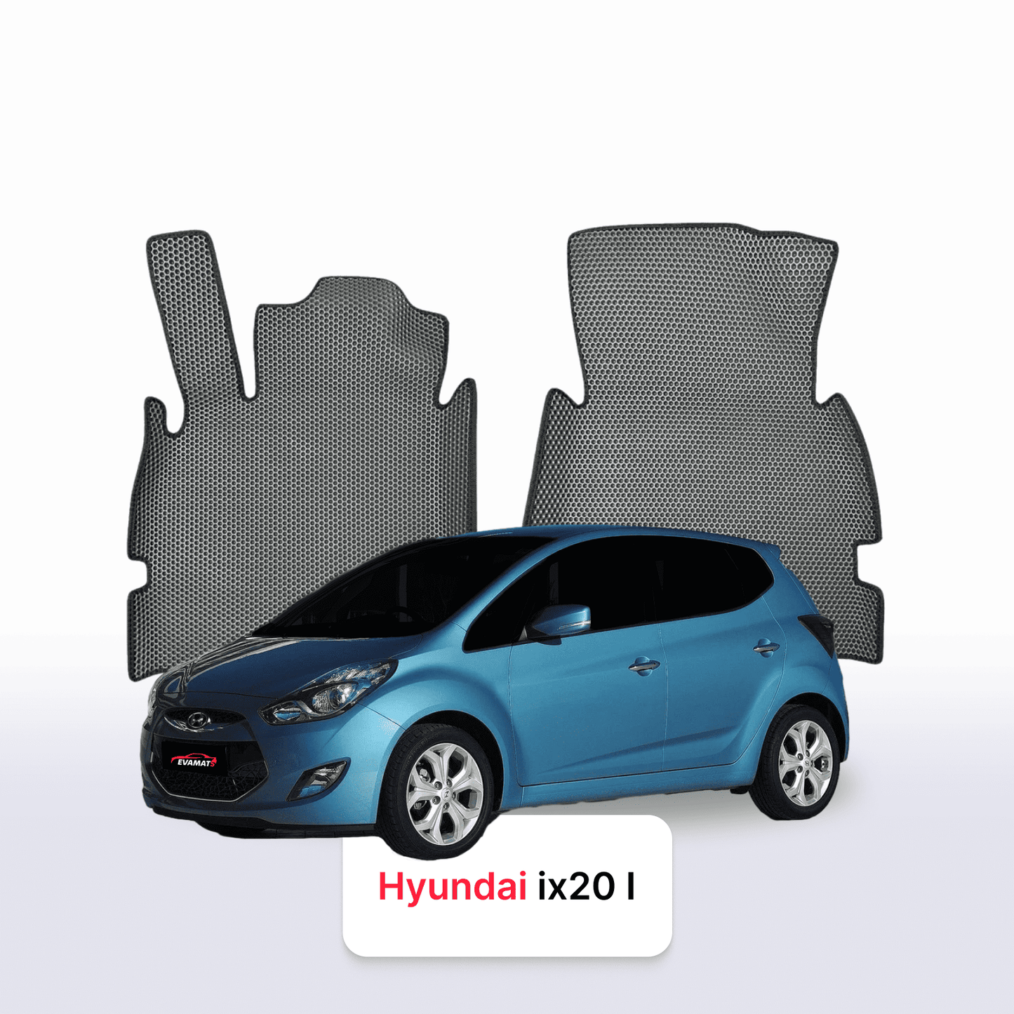 Fußmatten EVAMATS für Hyundai IX20 1. Generation 2010-2019 Jahr FLIEßHECK 5-Türer