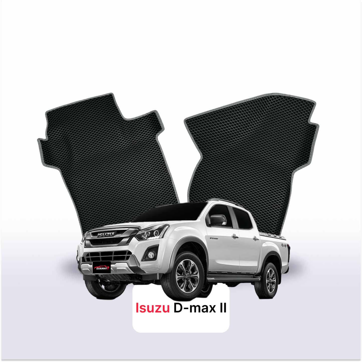 Fußmatten EVAMATS für Isuzu D-Max 2 gen 2012-2019 rok PICK-UP Doppelkabine