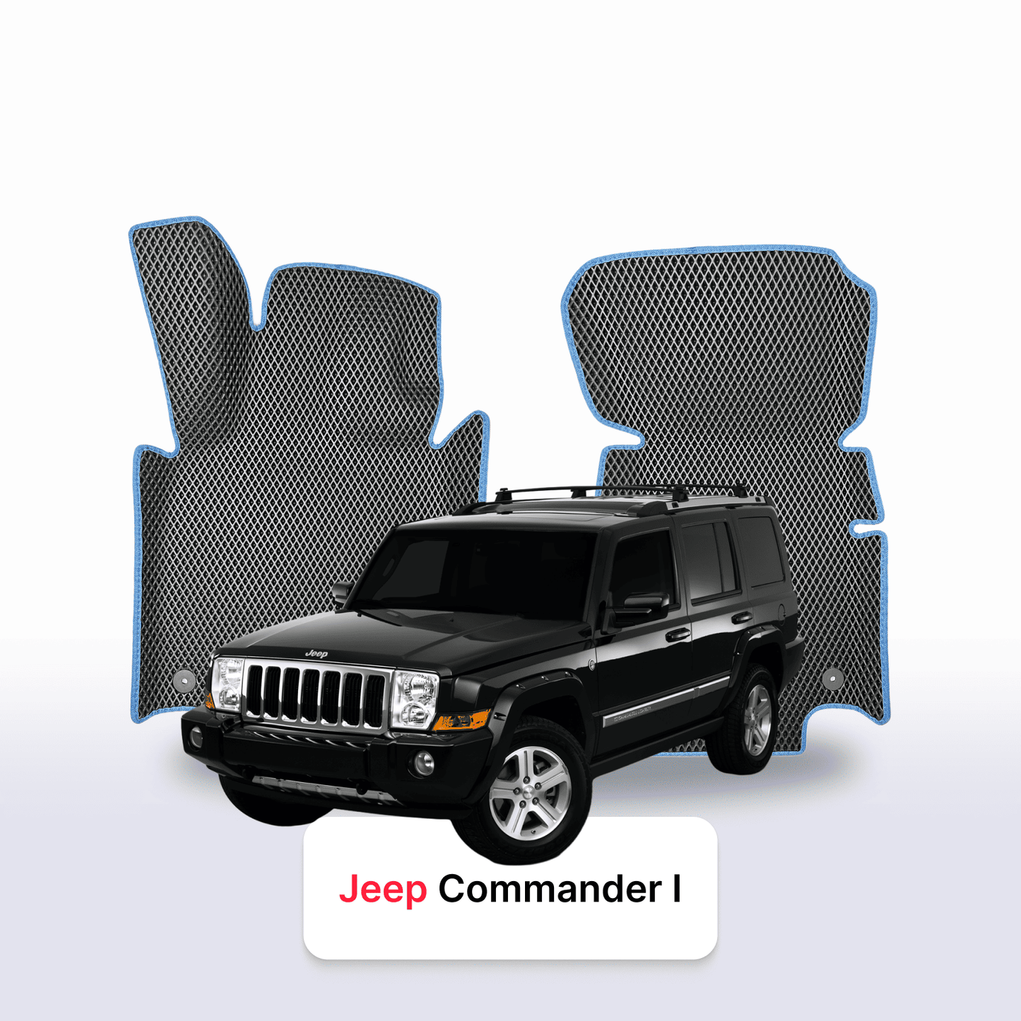 Fußmatten EVAMATS für Jeep Commander 1 Gen 2005-2010 Jahr SUV