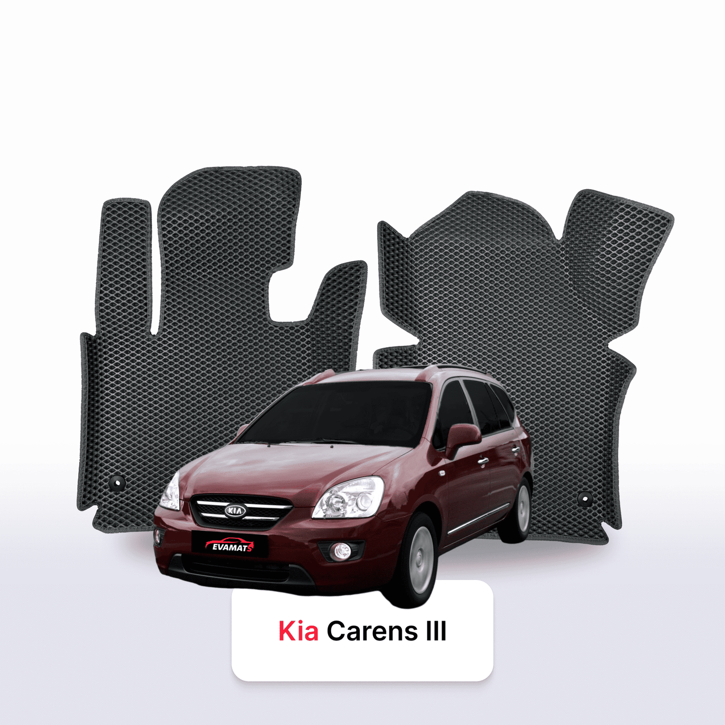 Fußmatten EVAMATS für Kia Carens(UN) III Gen 2006-2012 Jahr MINIVAN