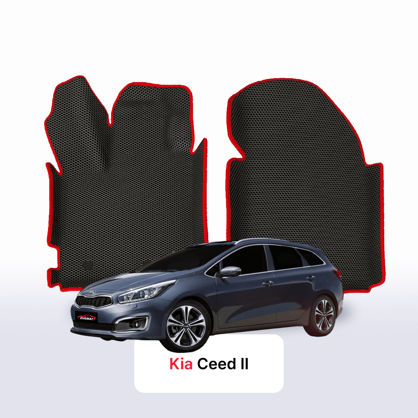 Fußmatten EVAMATS für Kia Ceed II Gen 2012-2018 Jahr Kombi