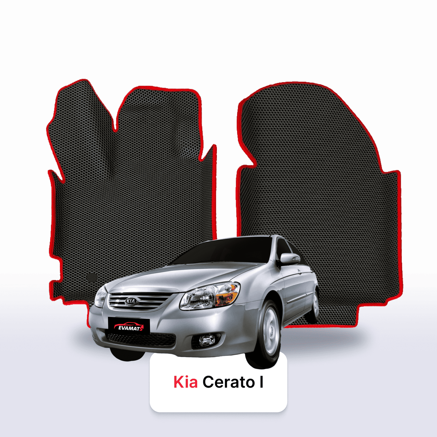 Fußmatten EVAMATS für Kia Cerato I Gen 2003-2009 Jahr Limousine