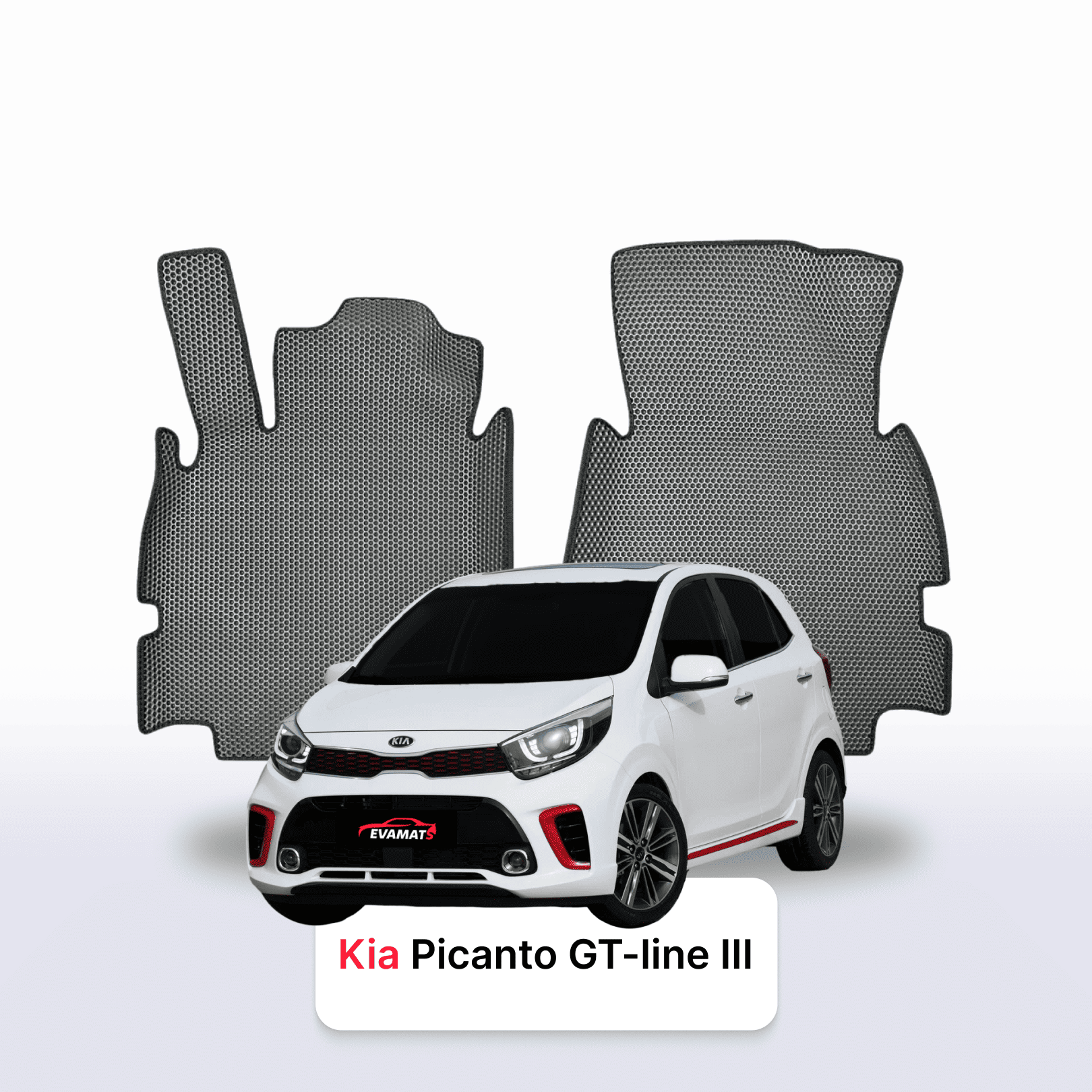 Fußmatten EVAMATS für Kia Picanto GT-line III Gen 2017-2025 Jahr FLIEßHECK 5-Türer Fußmatten EVAMATS für Kia Picanto GT-line III Gen 2017-2025 Jahr FLIEßHECK 5-Türer