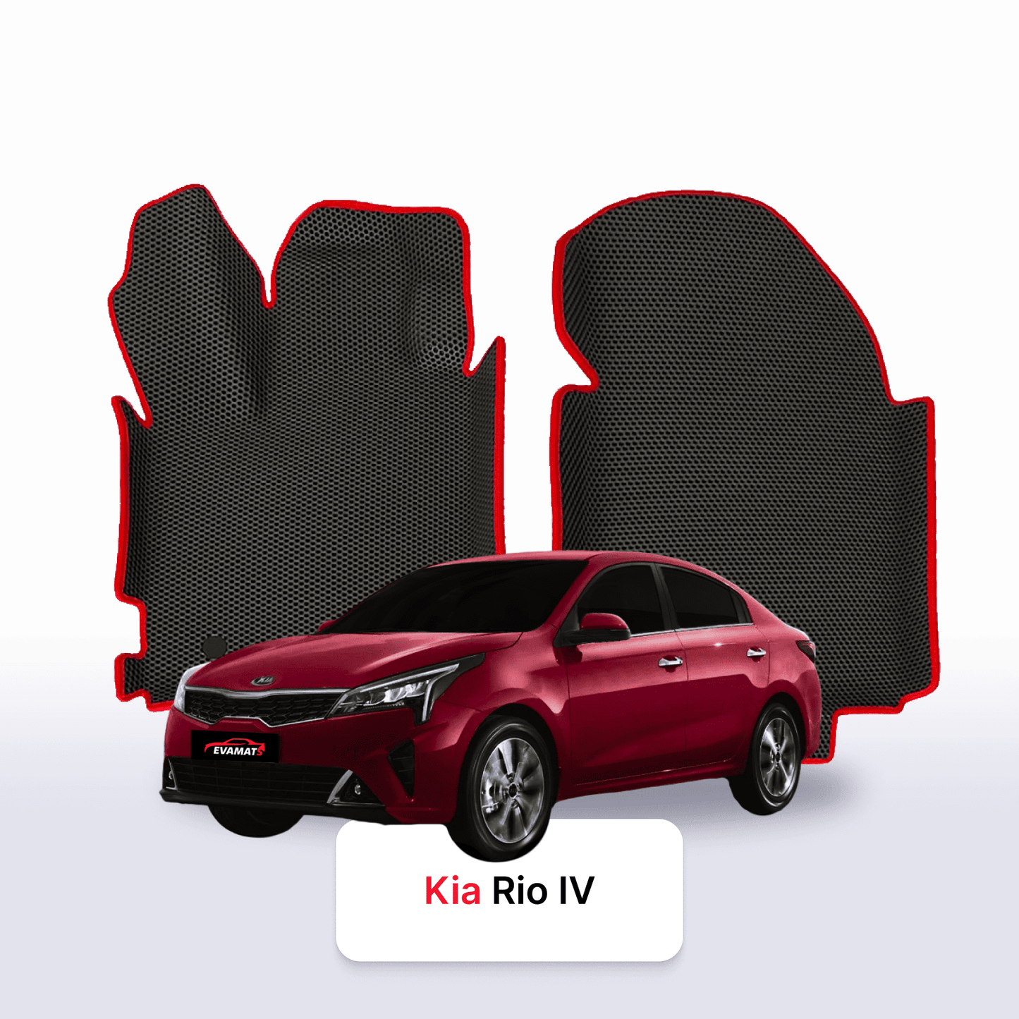 Fußmatten EVAMATS für Kia Rio IV gen 2017-2023 Jahr SEDAN
