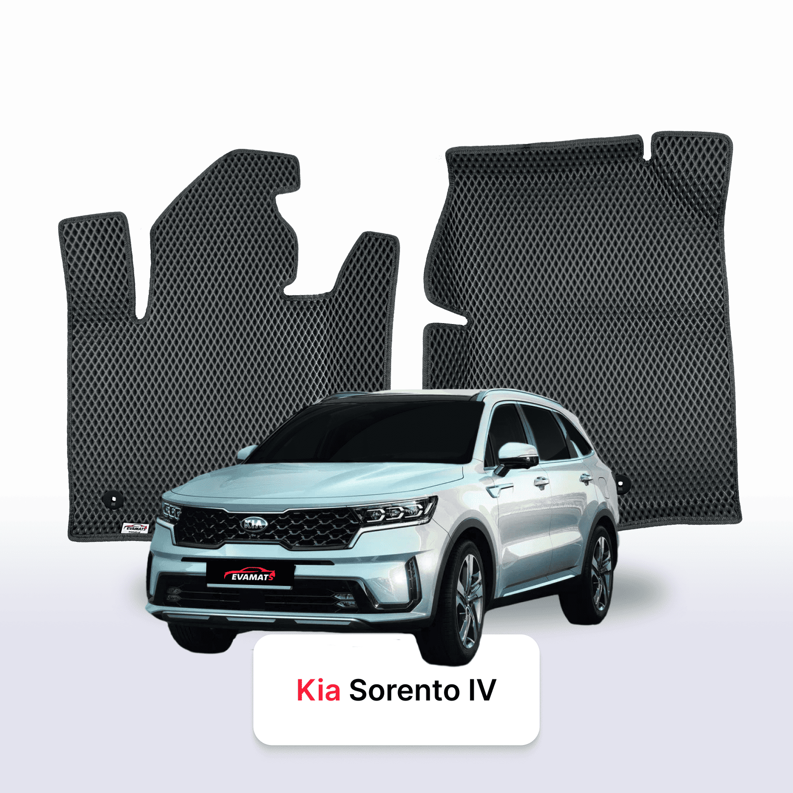 Fußmatten EVAMATS für Kia Sorento IV Gen 2020-2025 Jahr SUV 7-Sitzer Fußmatten EVAMATS für Kia Sorento IV Gen 2020-2025 Jahr SUV 7-Sitzer