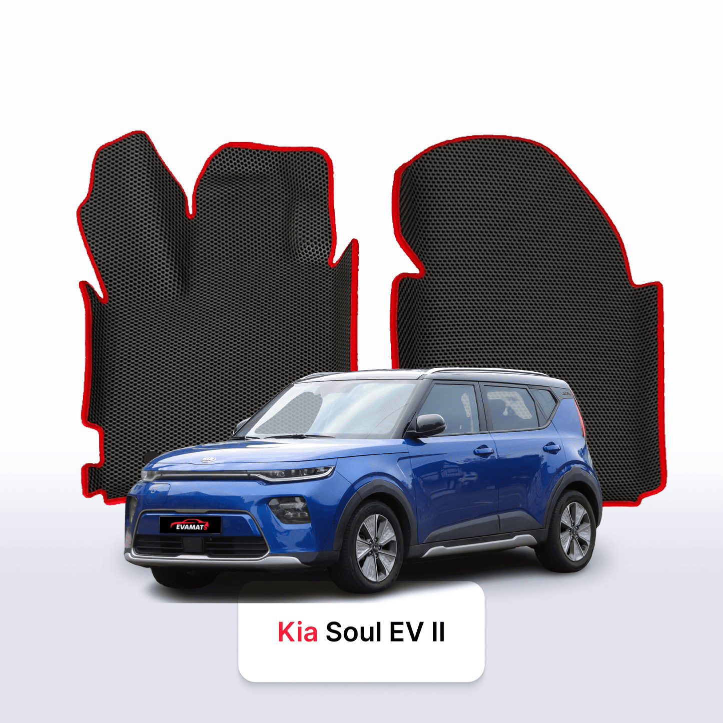 Fußmatten EVAMATS für Kia Soul EV II Gen 2019-2024 Jahr FLIEßHECK 5-Türer