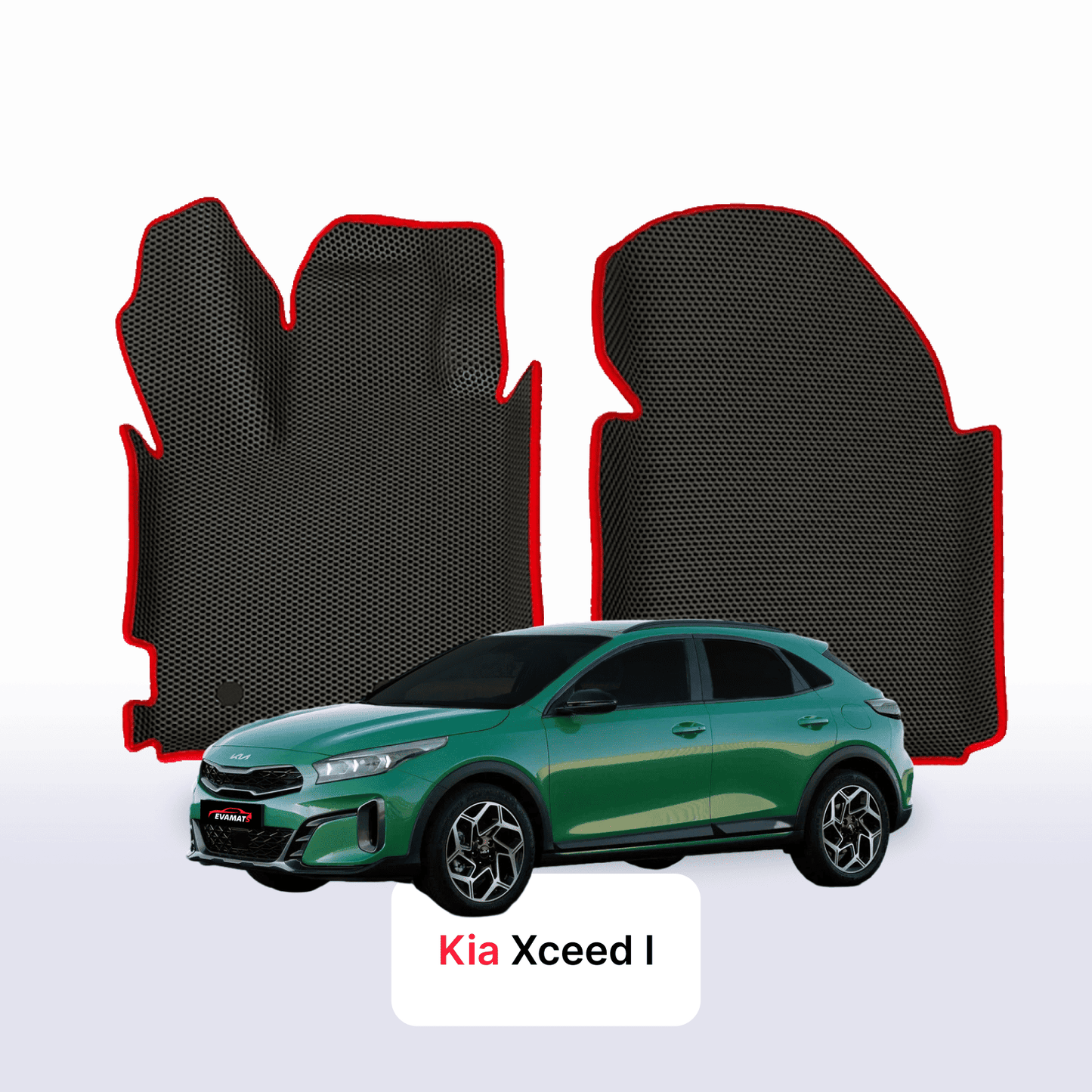 Fußmatten EVAMATS für Kia XCeed I Gen 2019-2025 Jahr FLIEßHECK 5-Türer