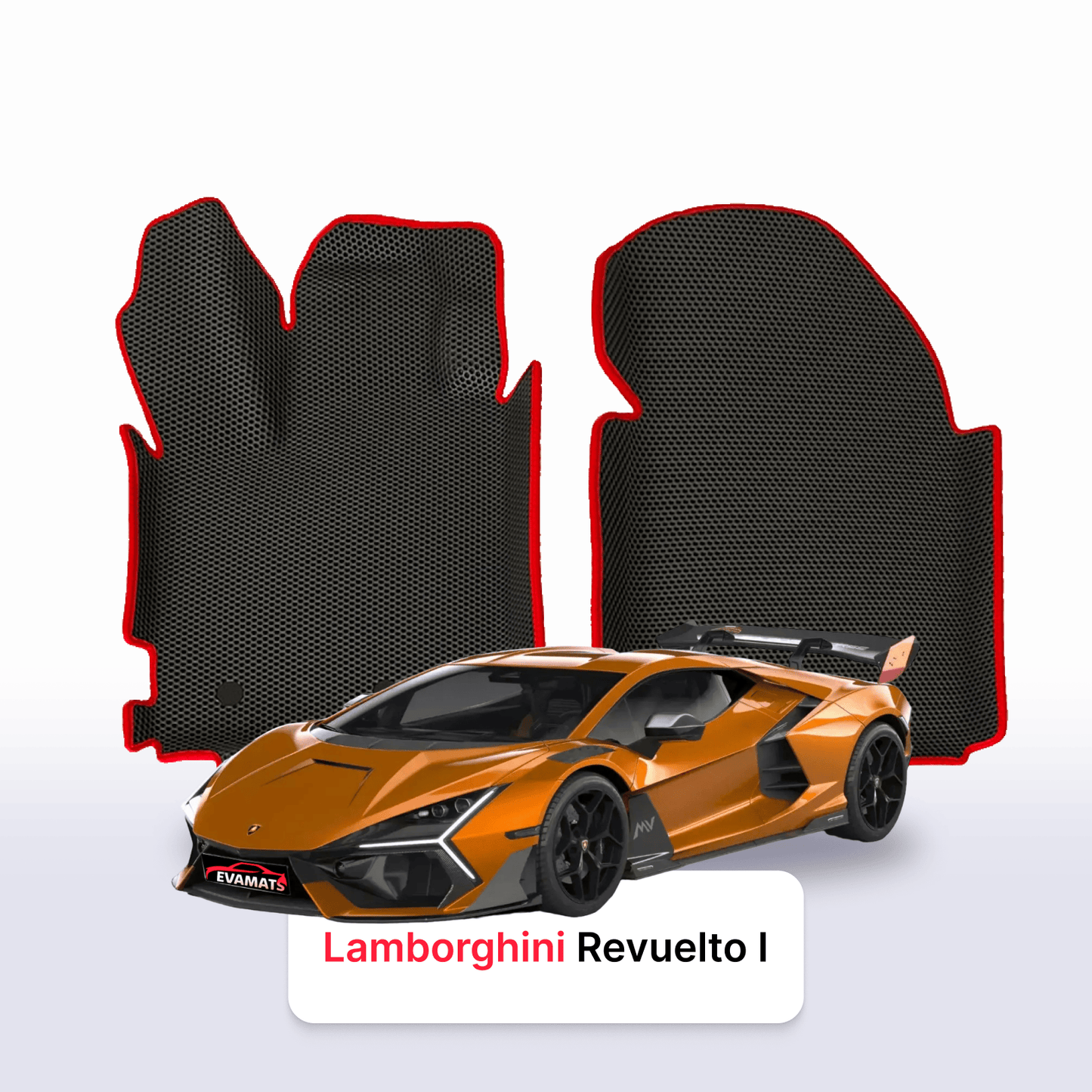 Fußmatten EVAMATS für Lamborghini Revuelto 1. Generation 2023-2024 Jahr Hybrid COUPE