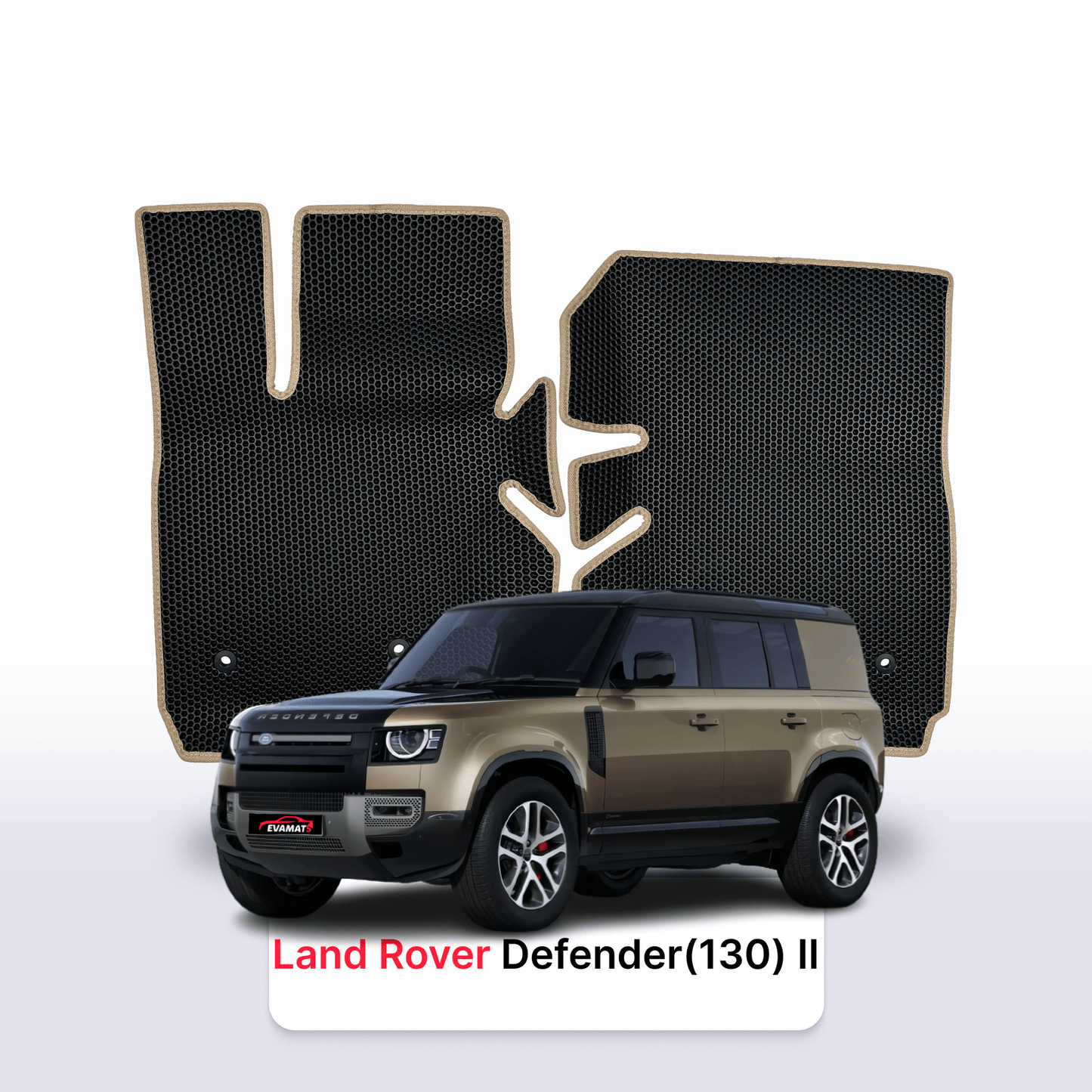 Fußmatten EVAMATS für Land Rover Defender(130) 2. Generation 2019-2025 Jahre SUV LANG