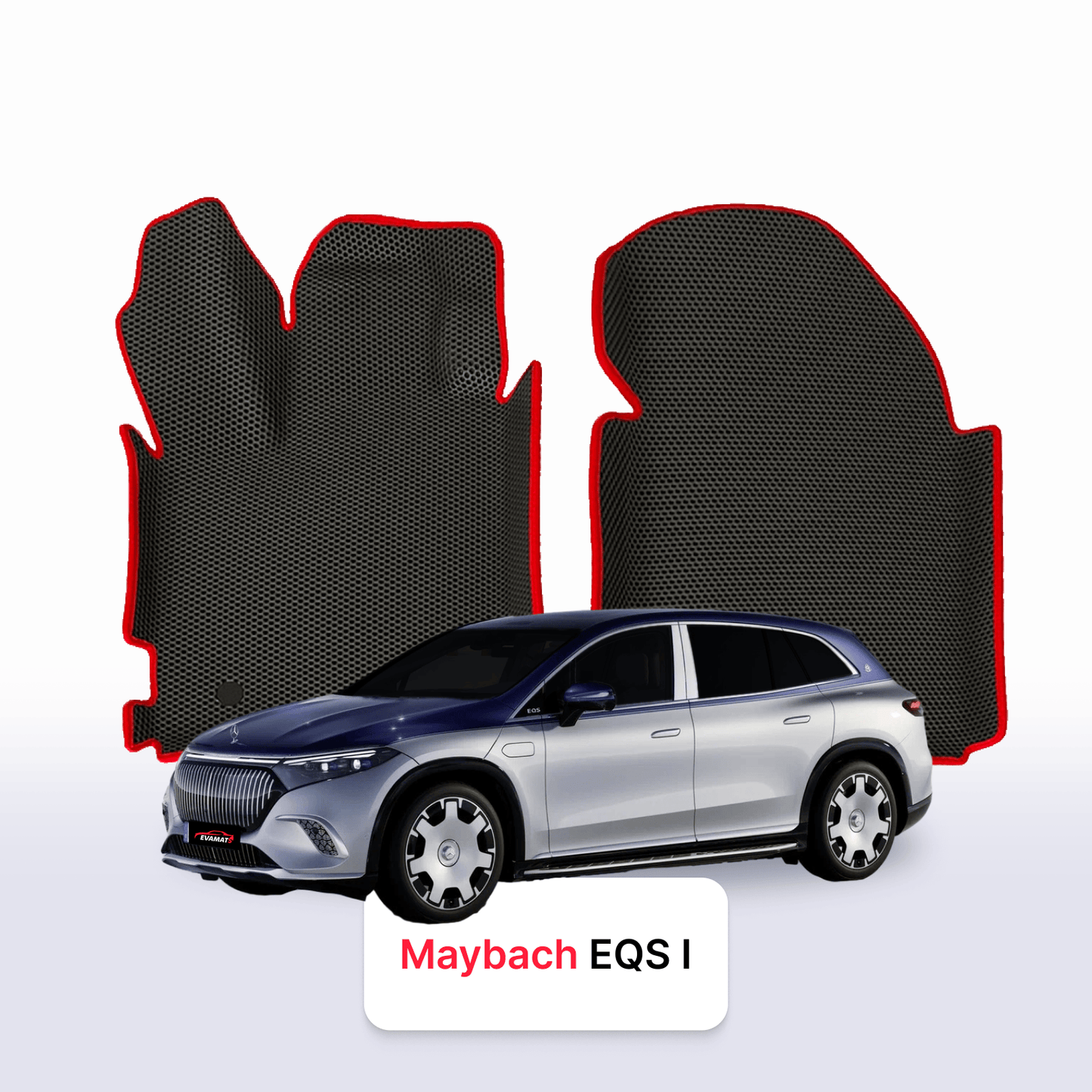 Fußmatten EVAMATS für Maybach EQS 1 Gen 2023-2024 Jahr Elektro-SUV 4-Sitzer