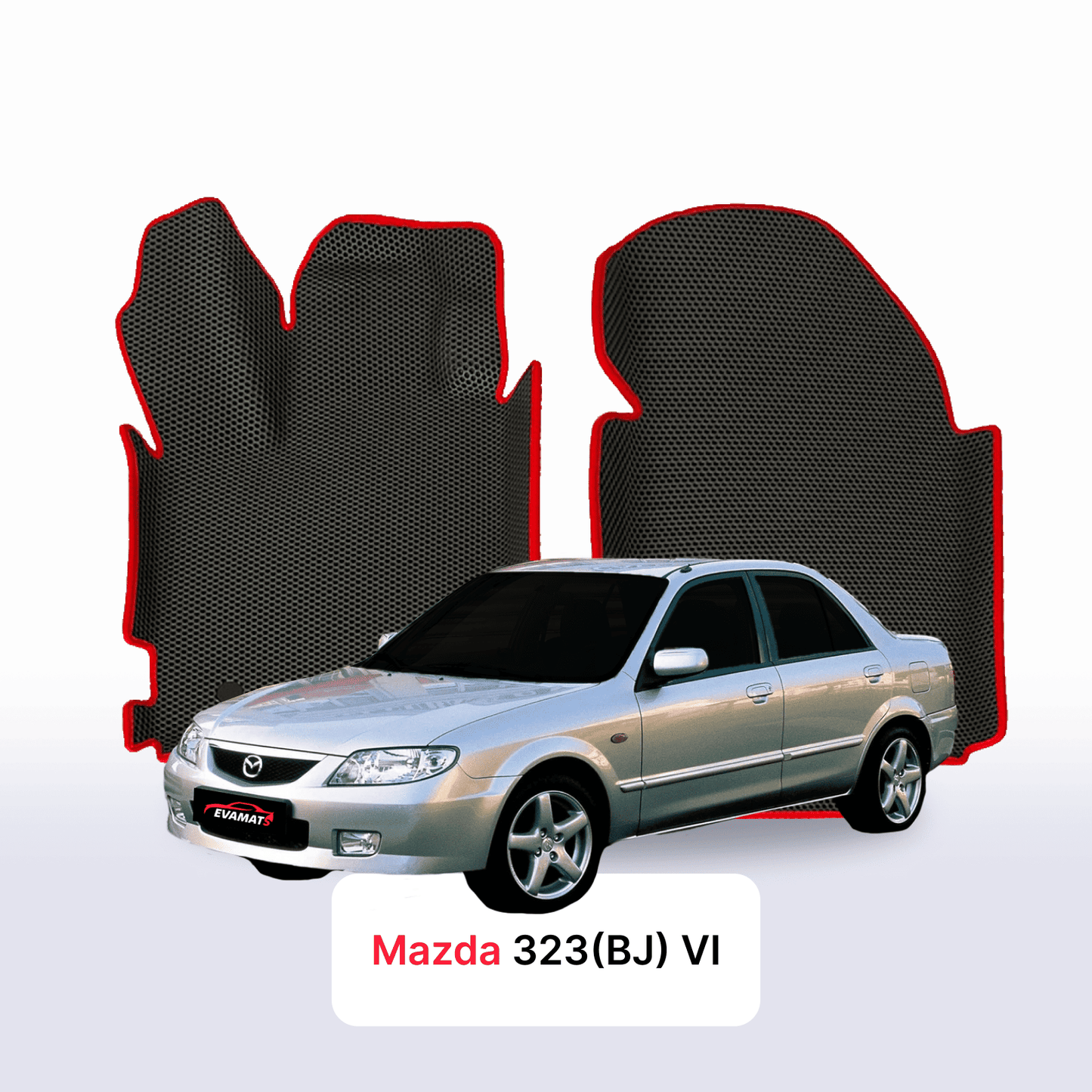 Fußmatten EVAMATS für Mazda 323(BJ) 6. Generation 1998–2003, Limousine