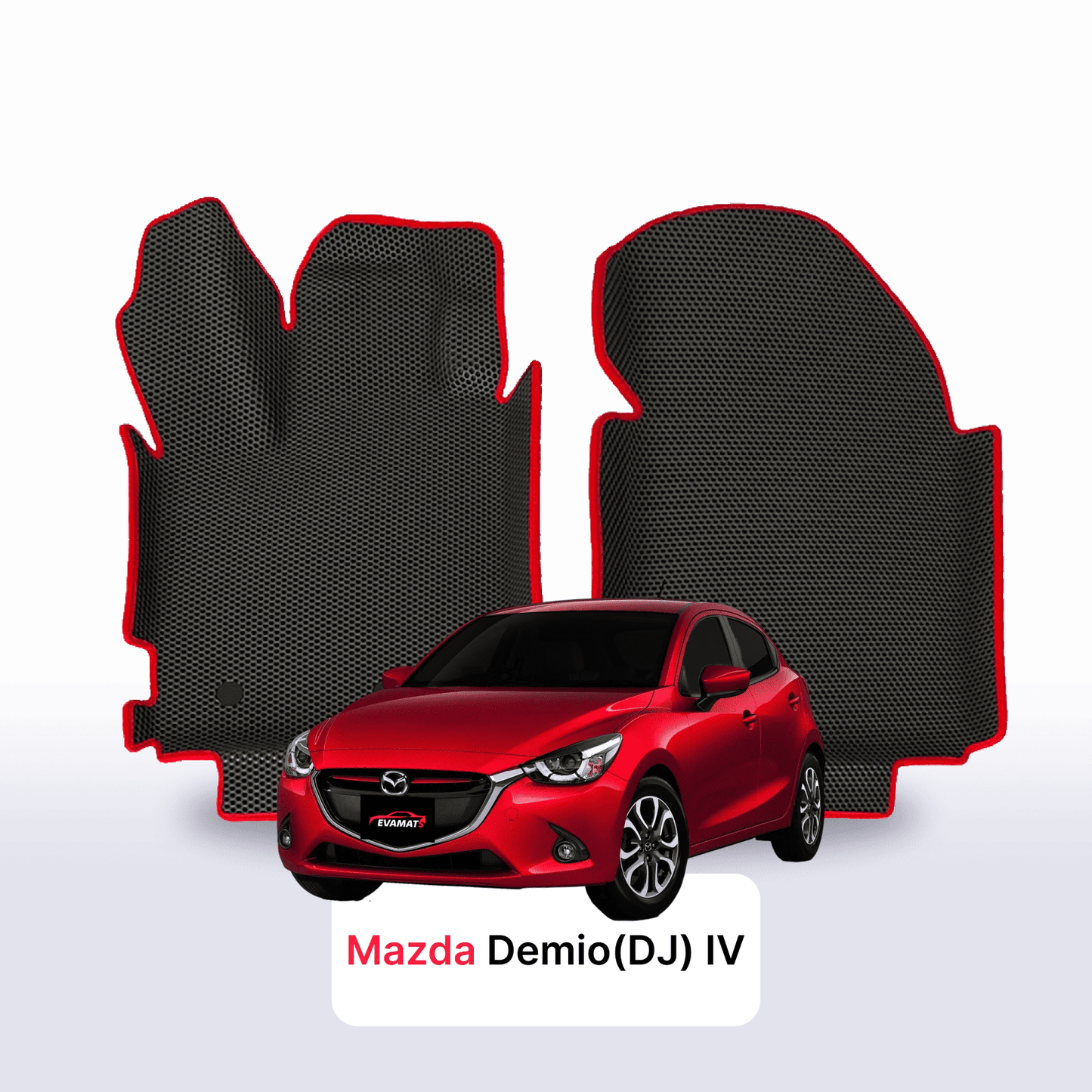 Fußmatten EVAMATS für Mazda Demio(DJ) 4. Generation 2014–2025, Schrägheckmodell mit 5 Türen