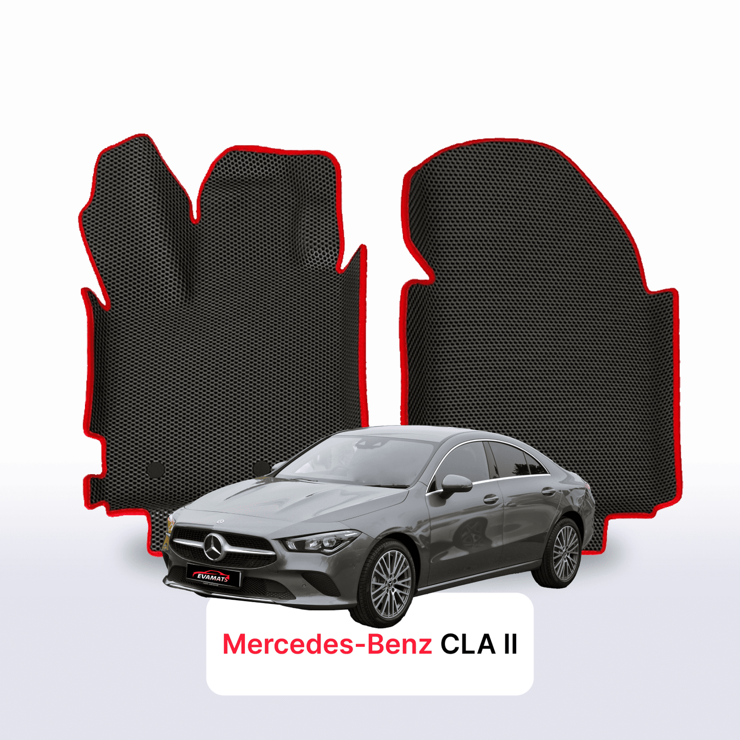 Fußmatten EVAMATS für Mercedes-Benz CLA 2 gen (C118) 2019-2025 Jahr SEDAN