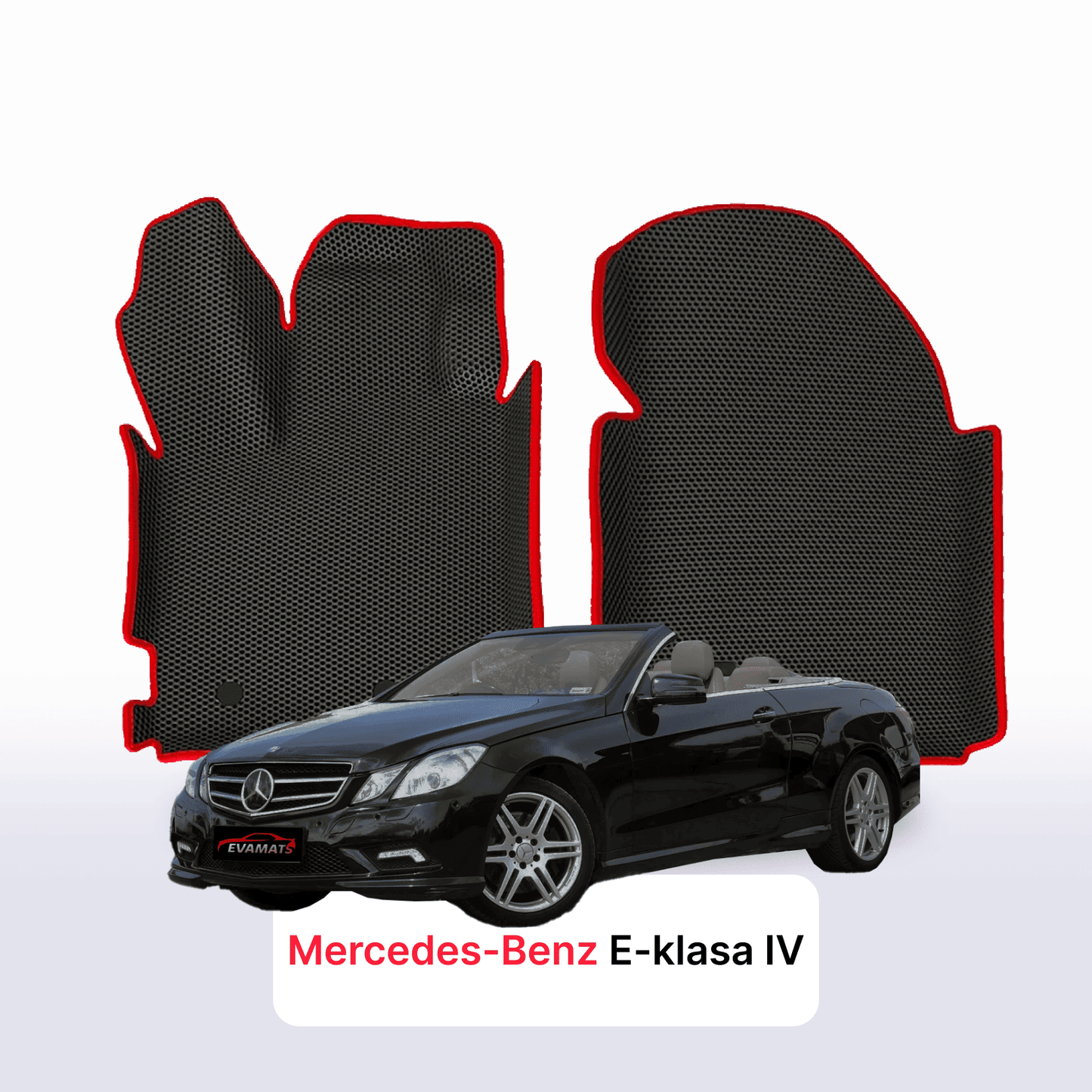Fußmatten EVAMATS für Mercedes-Benz E-Klasse 4. Generation (W212) 2009 – 2016 Jahr CABRIO