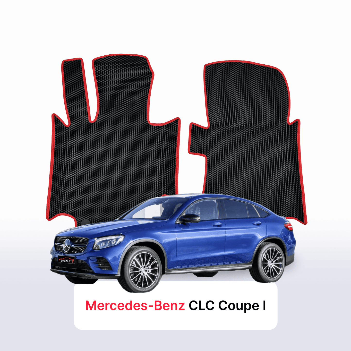 Fußmatten EVAMATS für Mercedes-Benz GLC Coupé 1. Generation (C253) 2015 – 2023 SUV