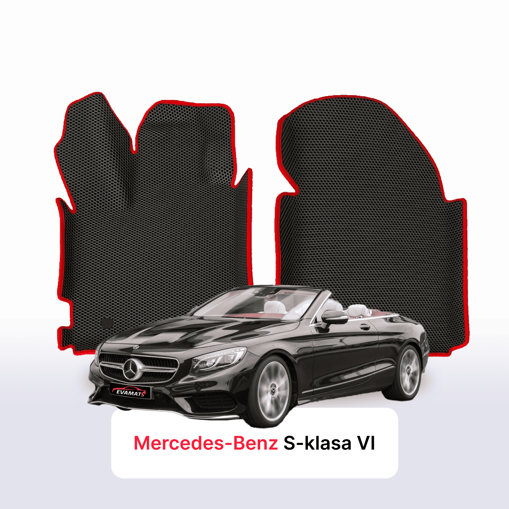 Fußmatten EVAMATS für Mercedes-Benz S-Klasse 6. Generation (W222) 2013 – 2020 Jahr CABRIO Fußmatten EVAMATS für Mercedes-Benz S-Klasse 6. Generation (W222) 2013 – 2020 Jahr CABRIO