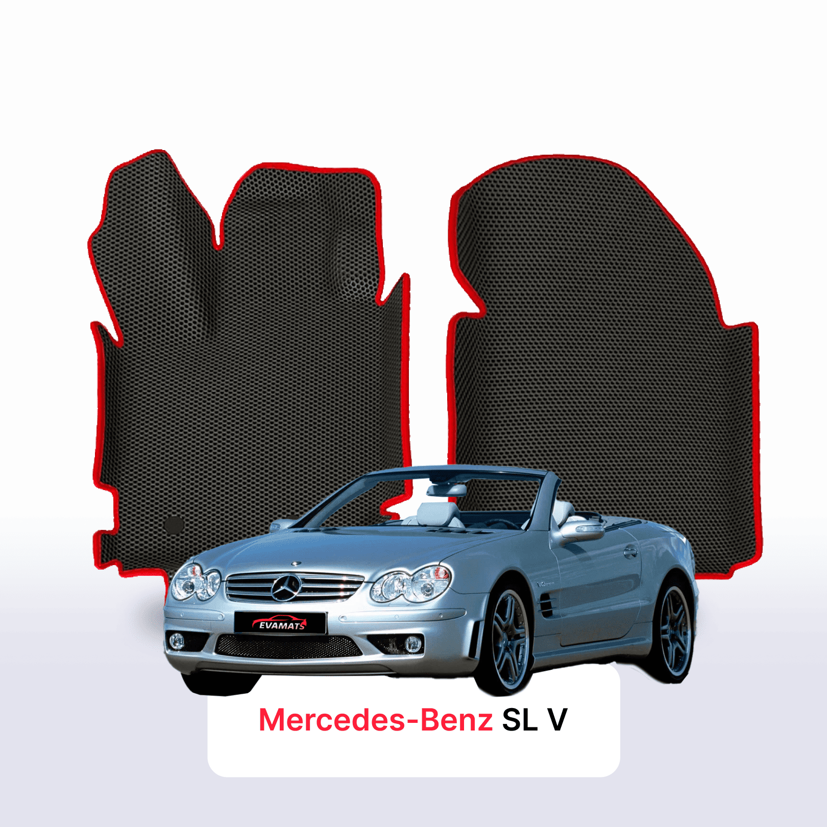Fußmatten EVAMATS für Mercedes-Benz SL 5 Gen (R230) 2001 – 2011 Jahr COUPE-CABRIO Fußmatten EVAMATS für Mercedes-Benz SL 5 Gen (R230) 2001 – 2011 Jahr COUPE-CABRIO