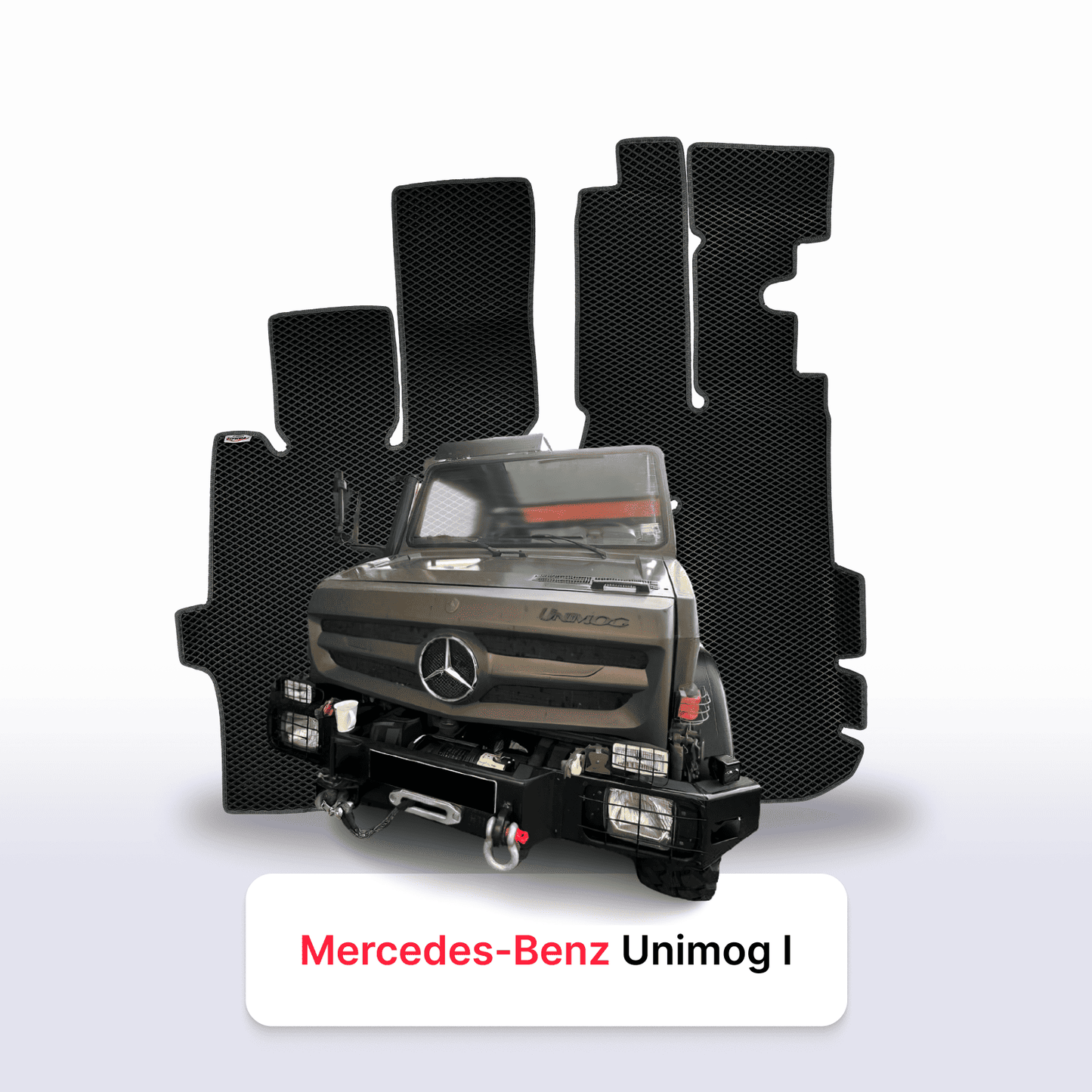 Fußmatten EVAMATS für Mercedes-Benz Unimog U4000 1. Generation 2003-2013 Jahr LKW
