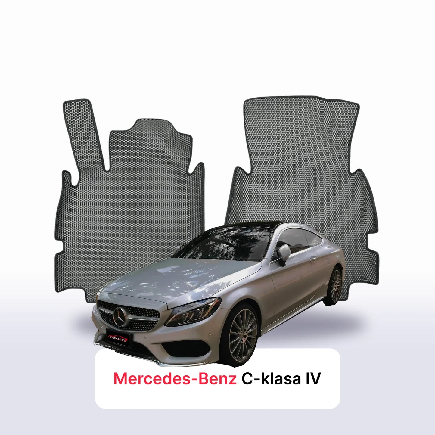 Fußmatten EVAMATS für Mercedes-Benz C-Klasse 2. Generation (C205) 2015 – 2023 Jahr COUPE