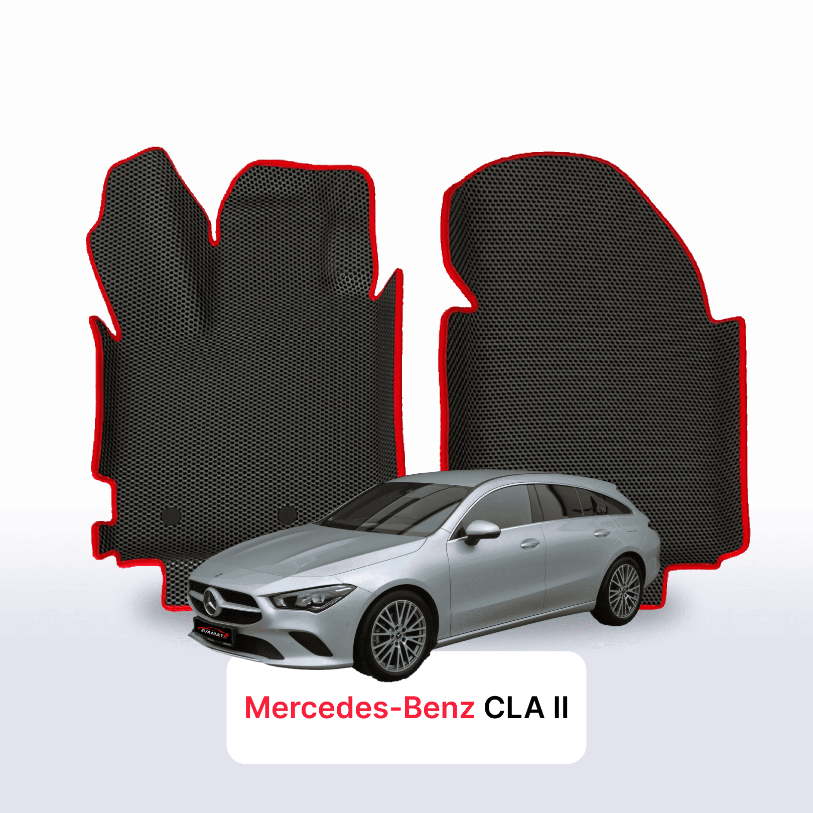 Fußmatten EVAMATS für Mercedes Benz CLA 2. Generation (C118) Shooting Brake 2019-2025 Jahr KOMBI Fußmatten EVAMATS für Mercedes Benz CLA 2. Generation (C118) Shooting Brake 2019-2025 Jahr KOMBI