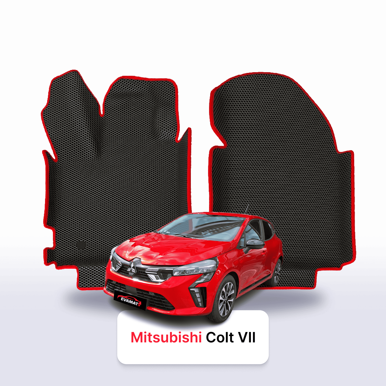 Fußmatten EVAMATS für Mitsubishi Colt (Z30) 6. Generation 2002–2012, Schrägheck, 3-türig Fußmatten EVAMATS für Mitsubishi Colt (Z30) 6. Generation 2002–2012, Schrägheck, 3-türig