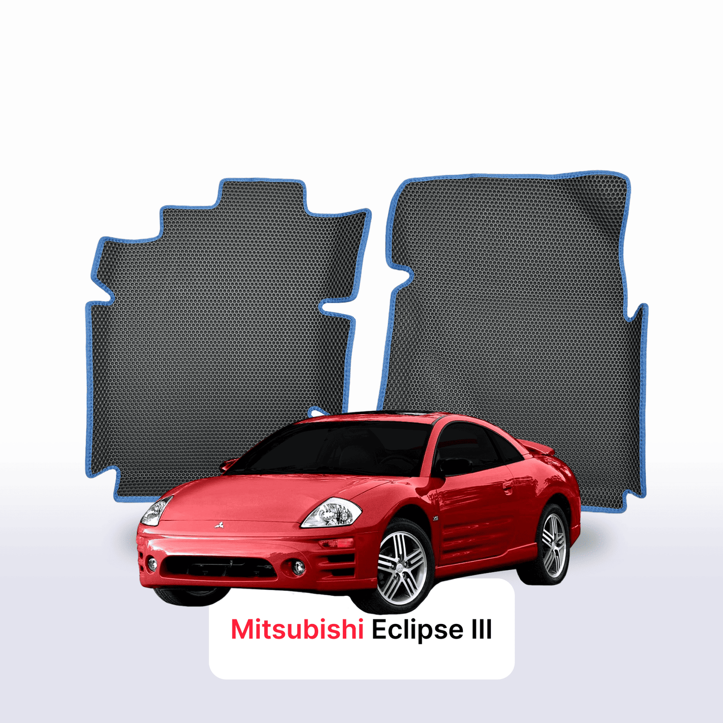 Fußmatten EVAMATS für Mitsubishi Eclipse 3 Gen 1999-2005 Jahr COUPE