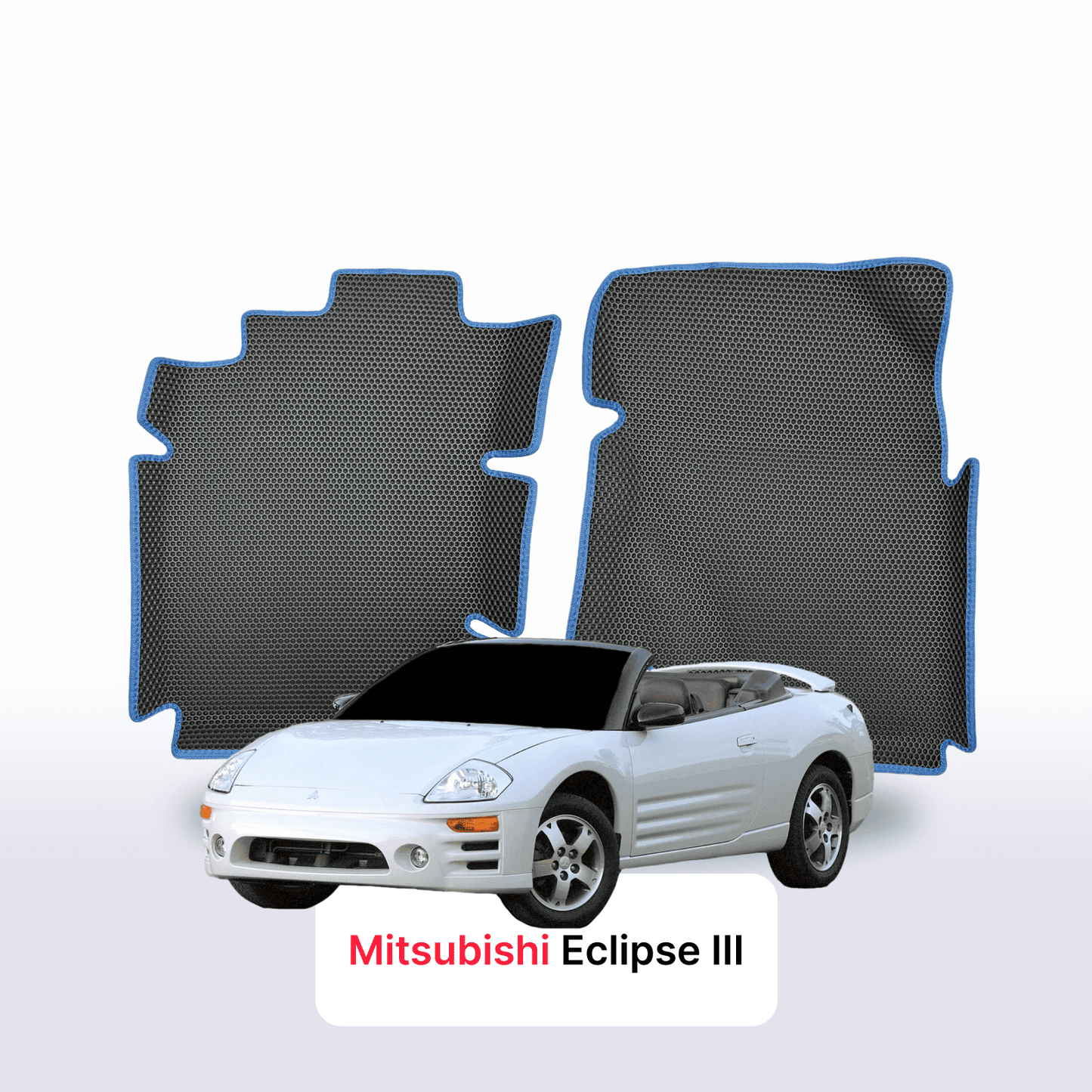 Fußmatten EVAMATS für Mitsubishi Eclipse 3 Gen 1999-2005 Jahr CABRIO