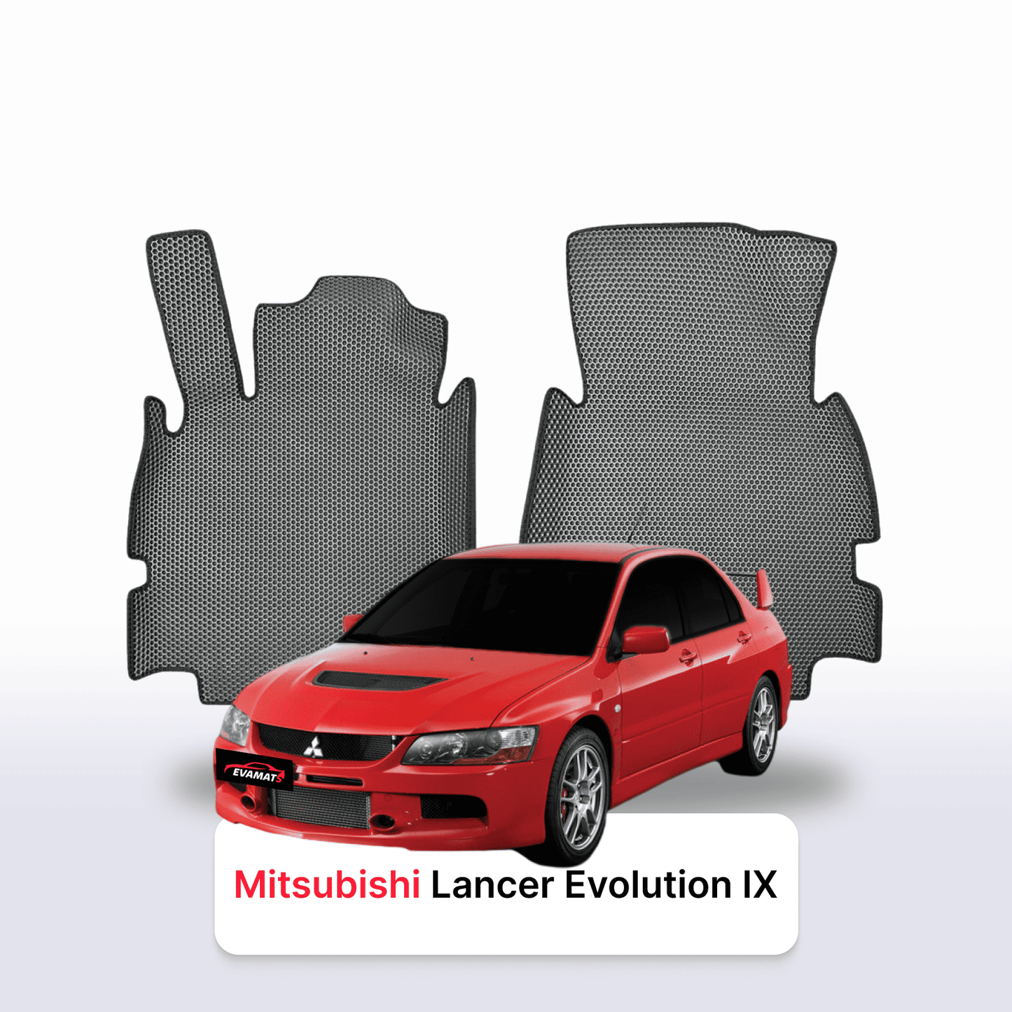 Fußmatten EVAMATS für Mitsubishi Lancer Evolution 9 Gen 2005-2007 Jahr Limousine
