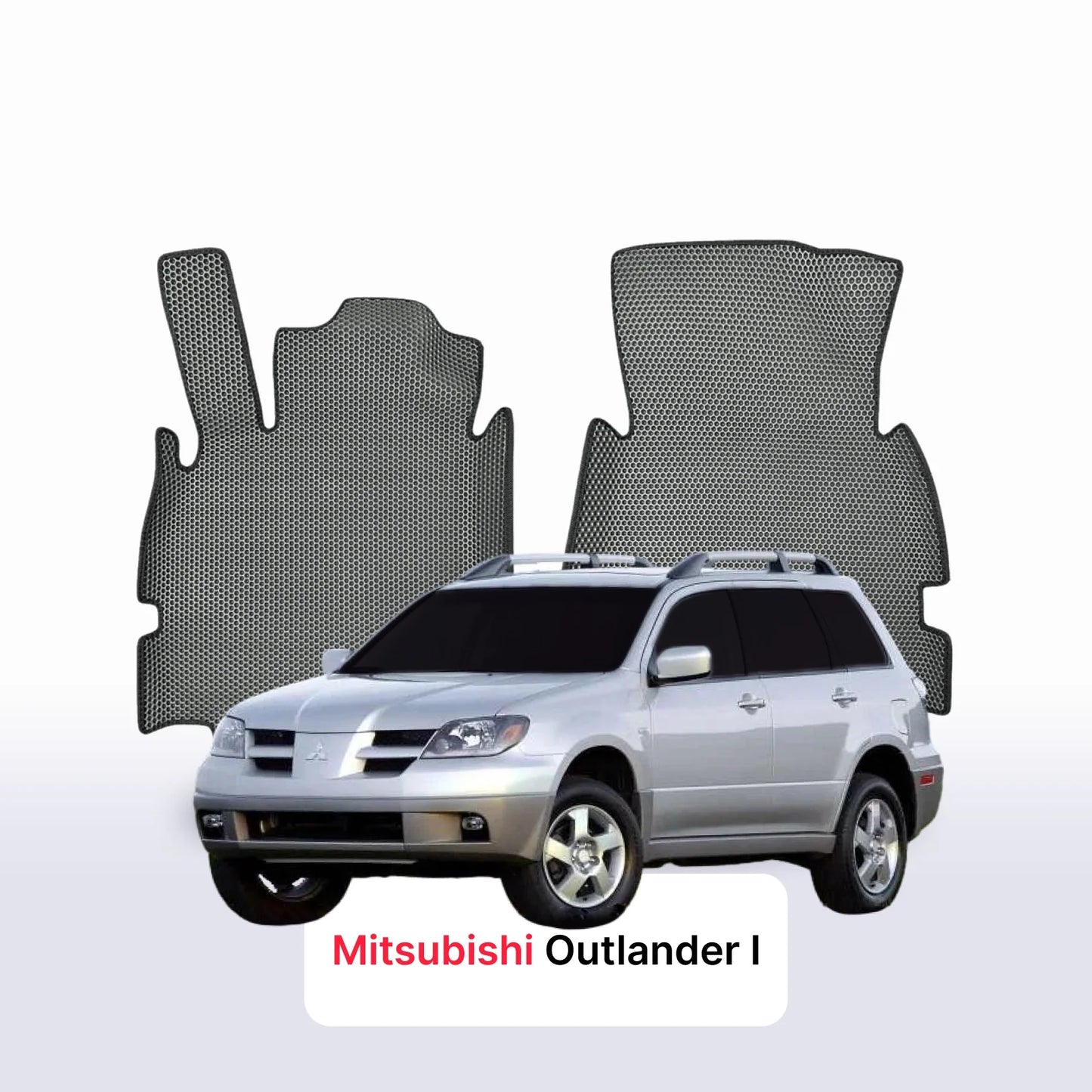 Fußmatten EVAMATS für Mitsubishi Outlander 1 Gen 2002-2009 Jahr SUV