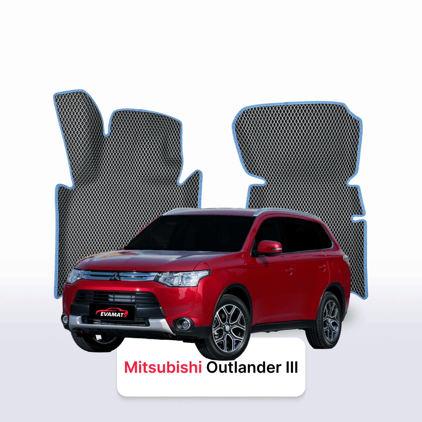 Fußmatten EVAMATS für Mitsubishi Outlander 3 Gen 2012-2021 Jahr SUV