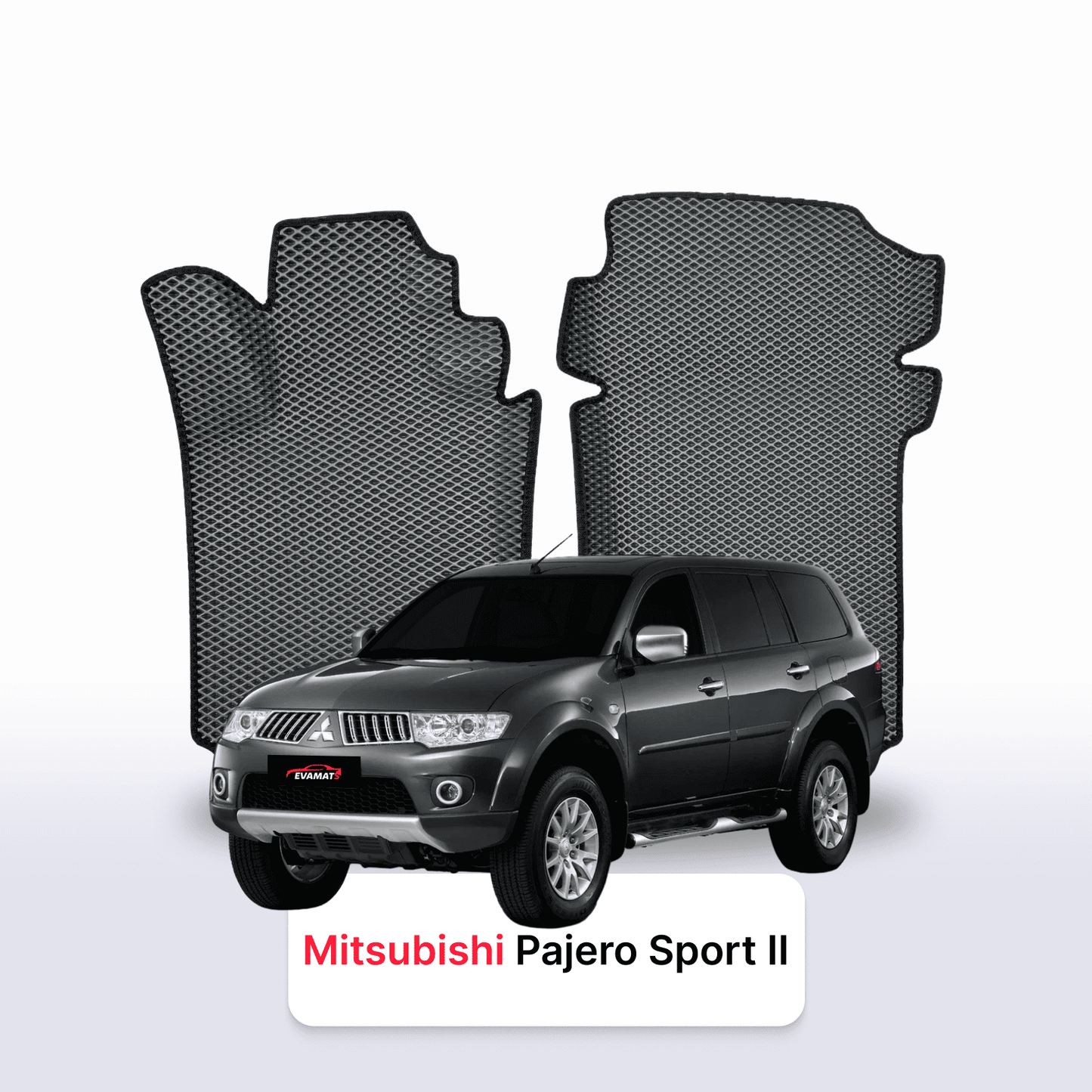 Fußmatten EVAMATS für Mitsubishi Pajero Sport 2 Gen 2008-2016 Jahr SUV