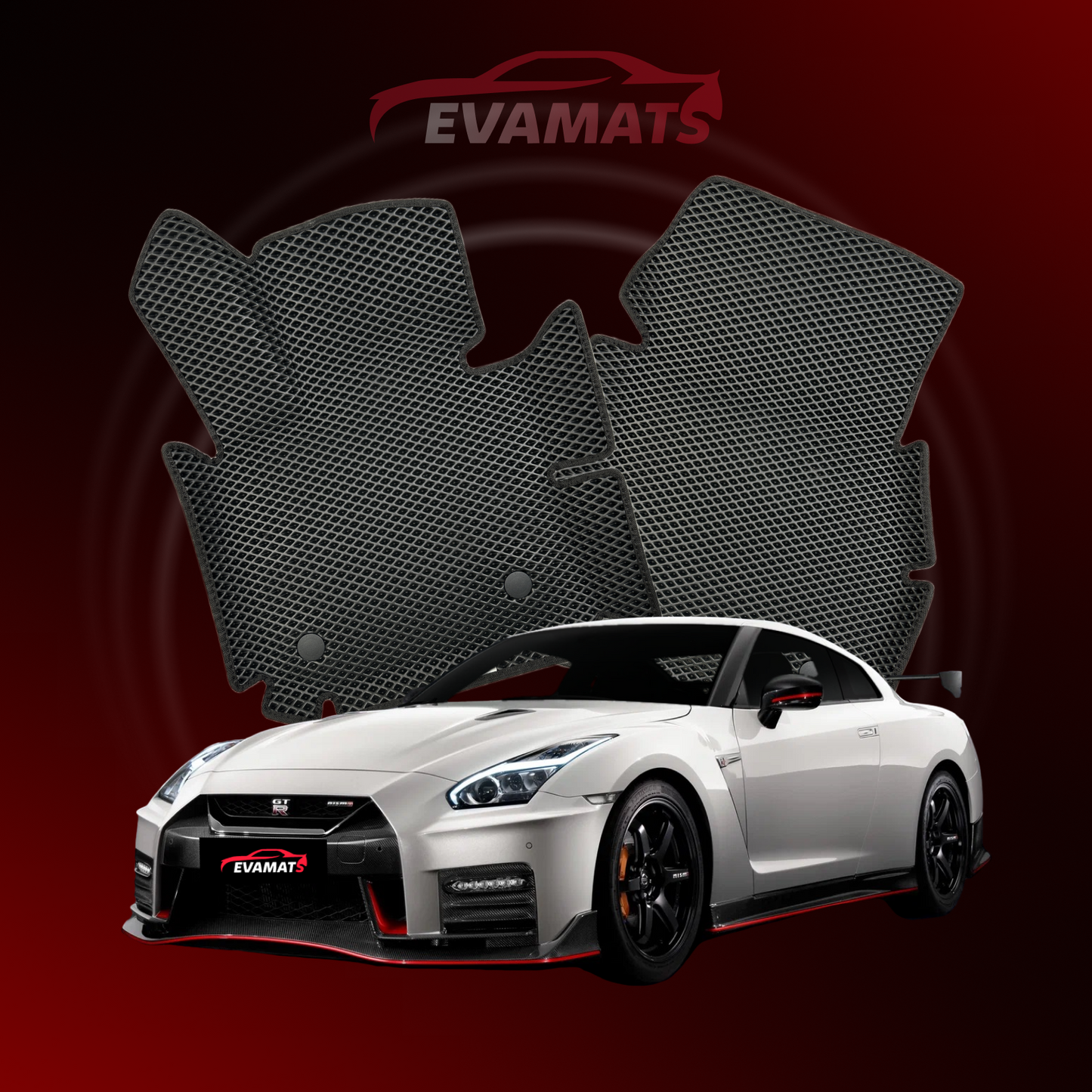 Fußmatten EVAMATS für Nissan GT-R(R35) I gen 2013-2025 jahr COUPE