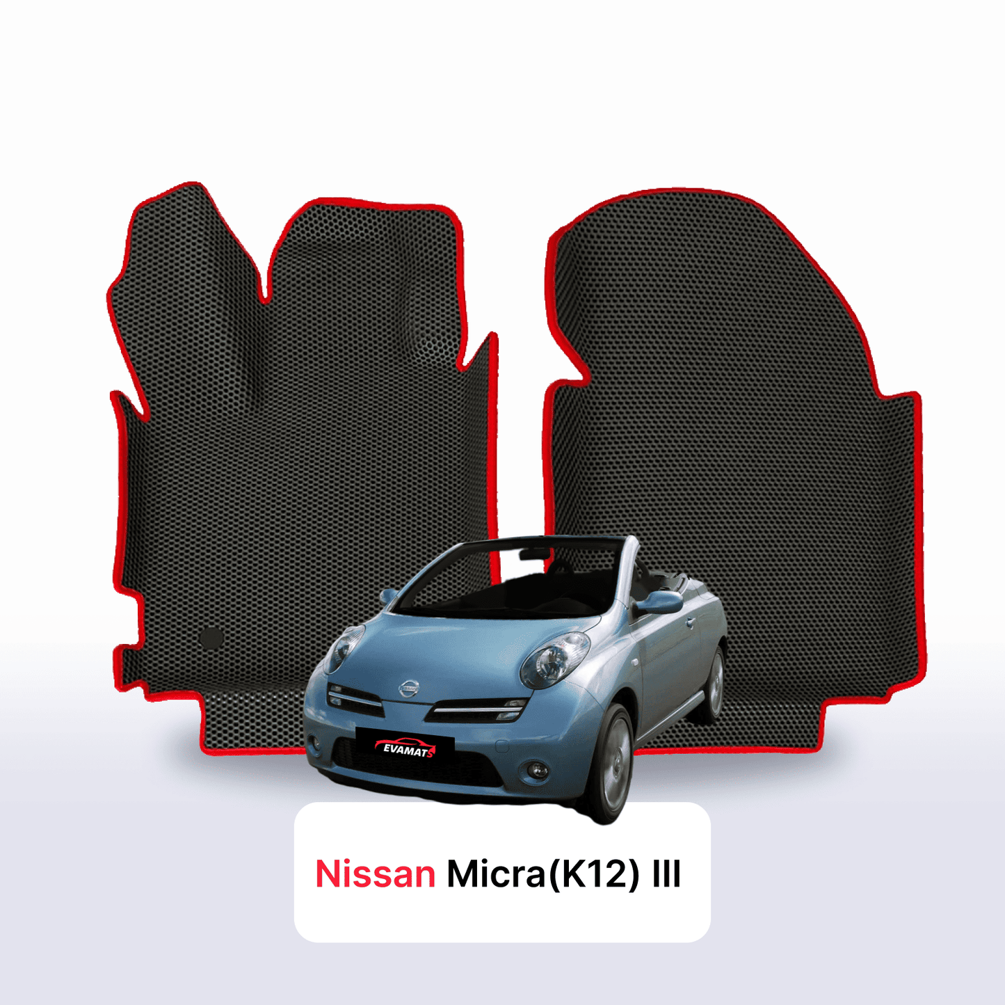 Fußmatten EVAMATS für Nissan Micra(K12) III Gen 2002-2010 Jahr CABRIO