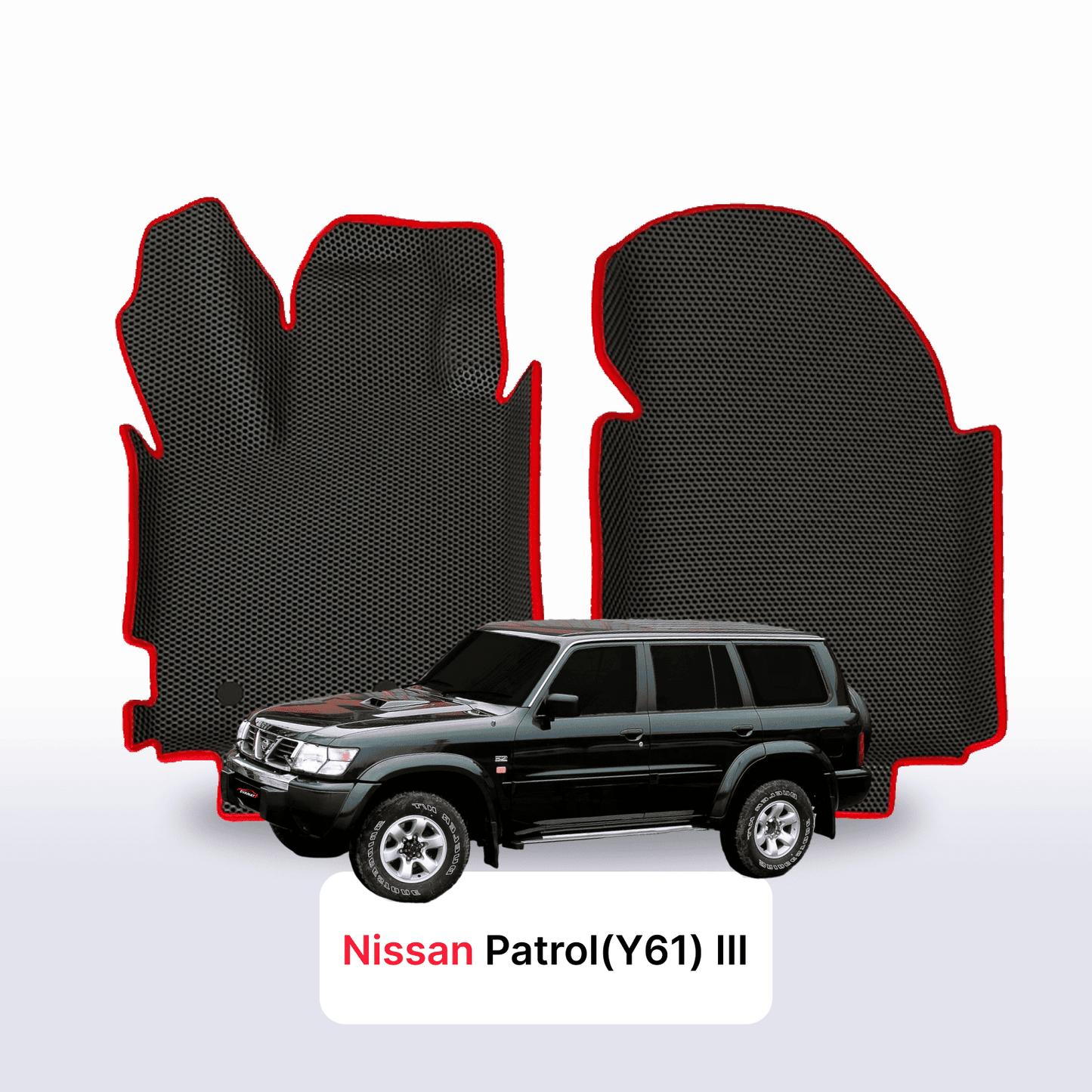 Fußmatten EVAMATS für Nissan Patrol(Y61) III Gen 1997–2014, SUV, 5-türig