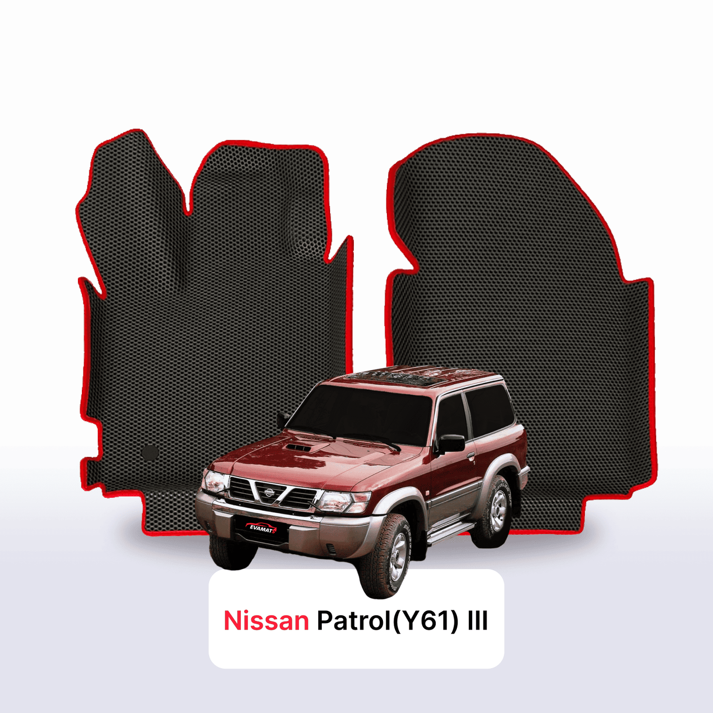 Fußmatten EVAMATS für Nissan Patrol(Y61) III Gen 1997–2014, SUV, 3-türig